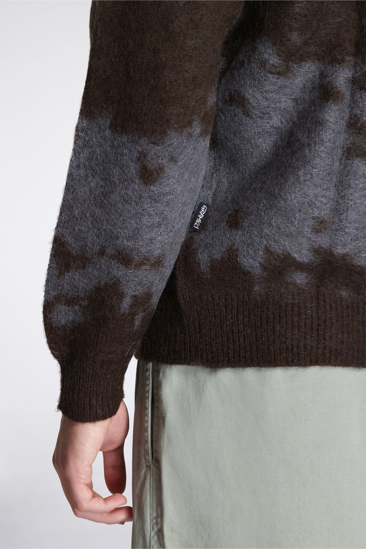 Mohair Splatter Sweater Slate Splatter