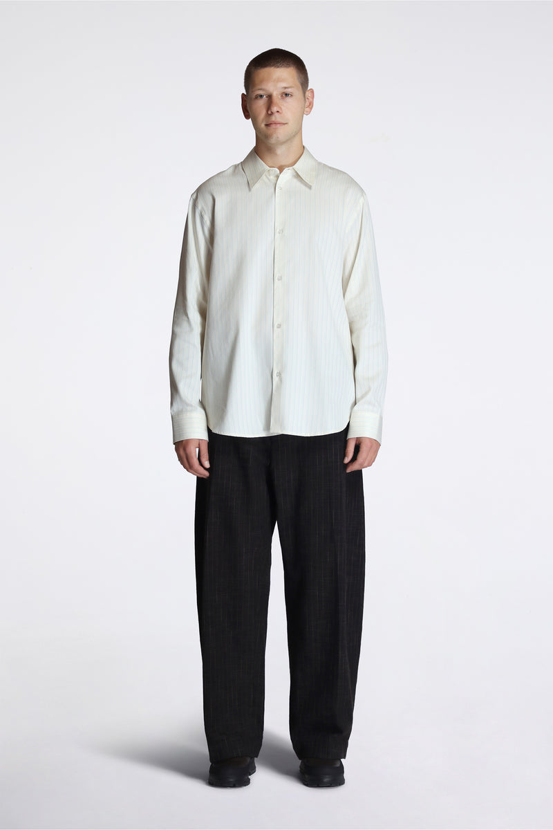 View Shirt Blue Pinstripe