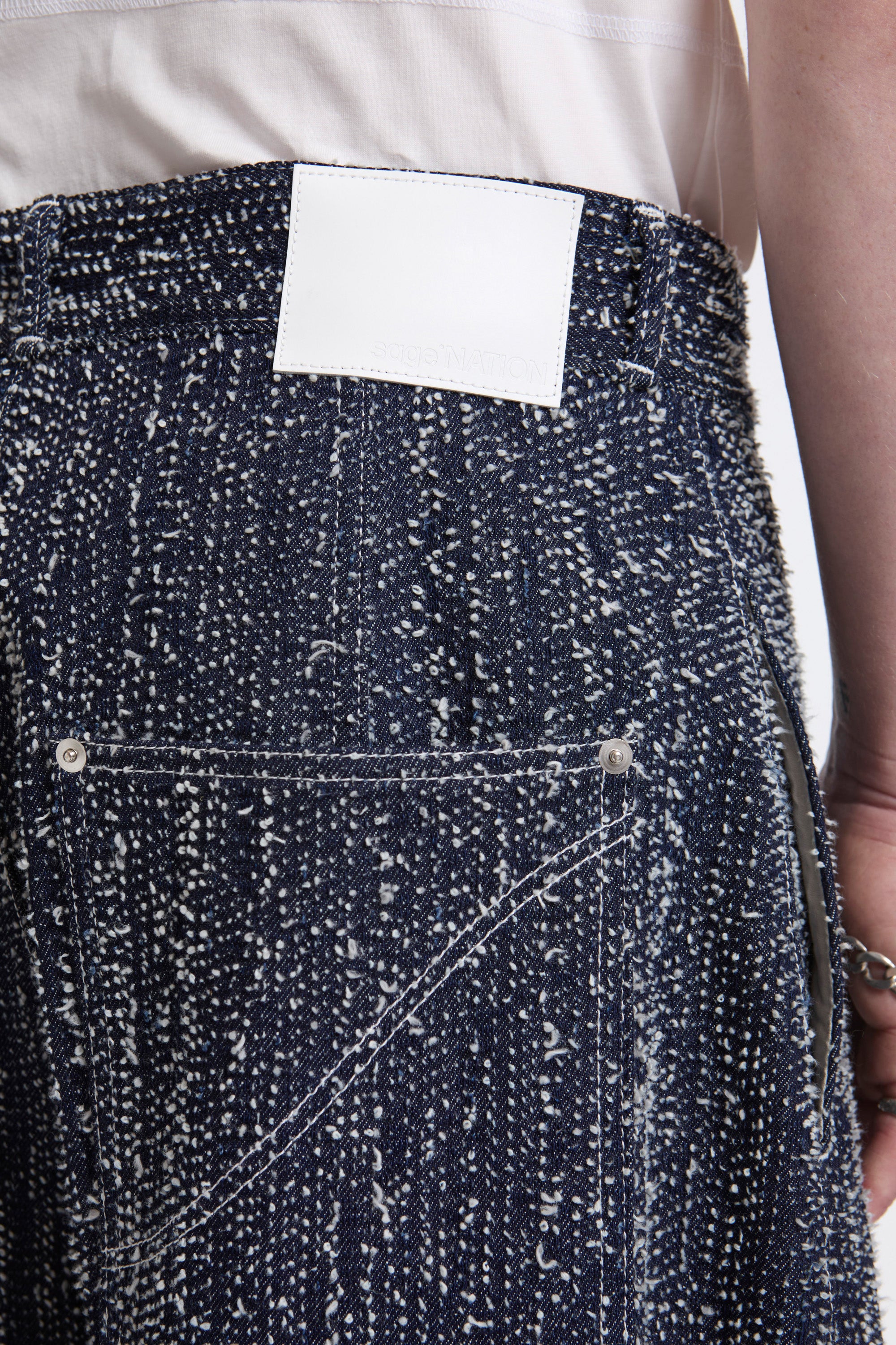 Welt Trouser Denim Snow Nep