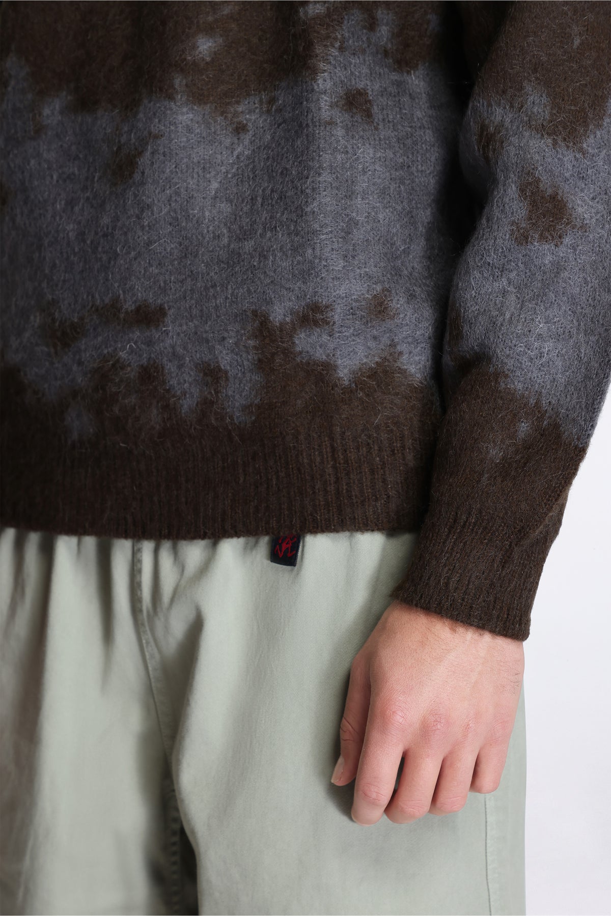 Mohair Splatter Sweater Slate Splatter