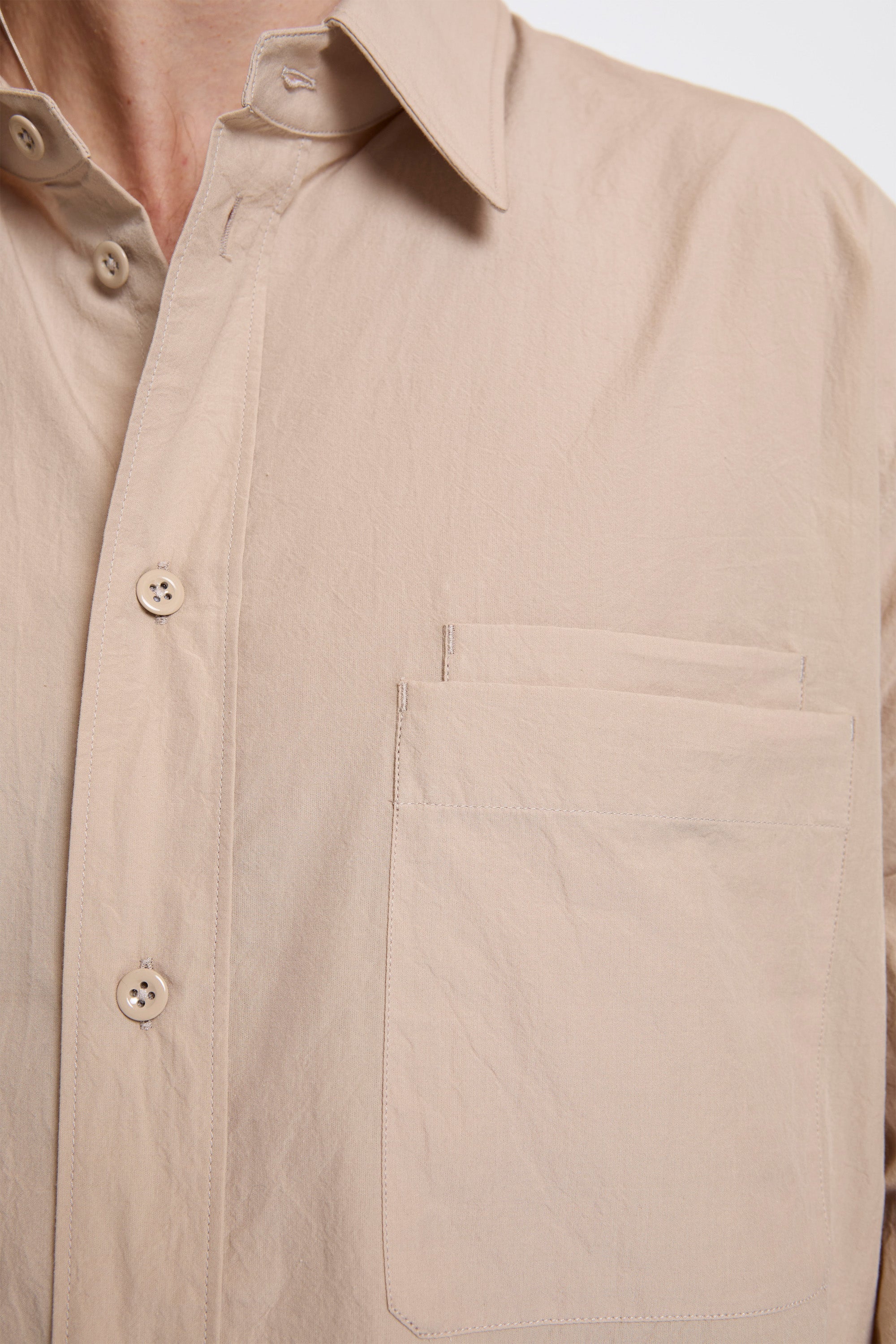 Two Pocket Shirt Greige