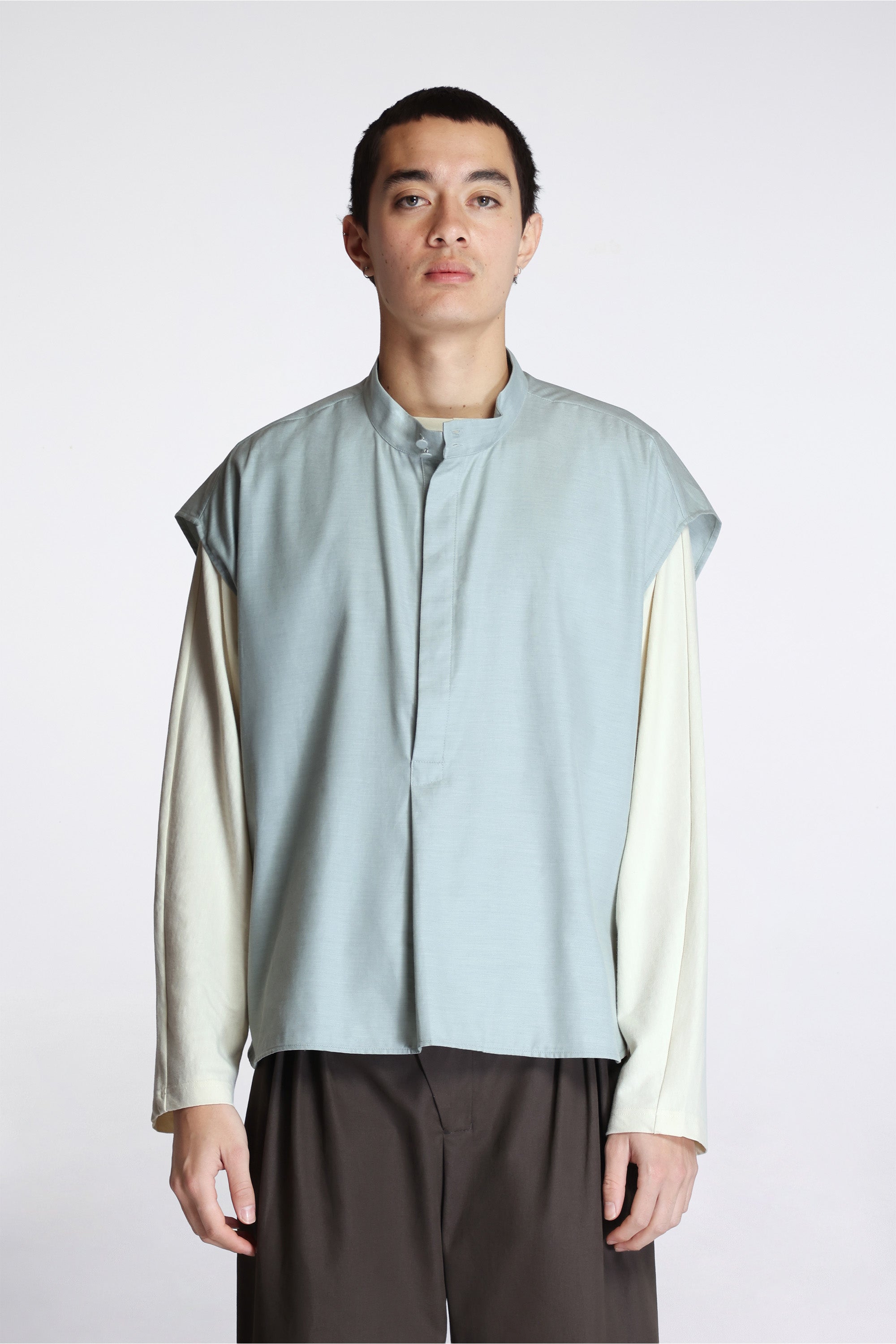 Onate Sleeveless Shirt Soft Green