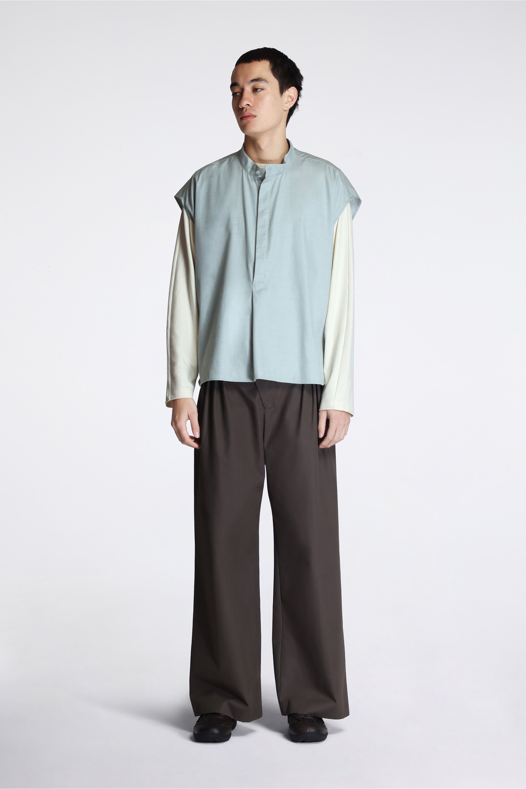 Dieze Wide Trousers Khaki