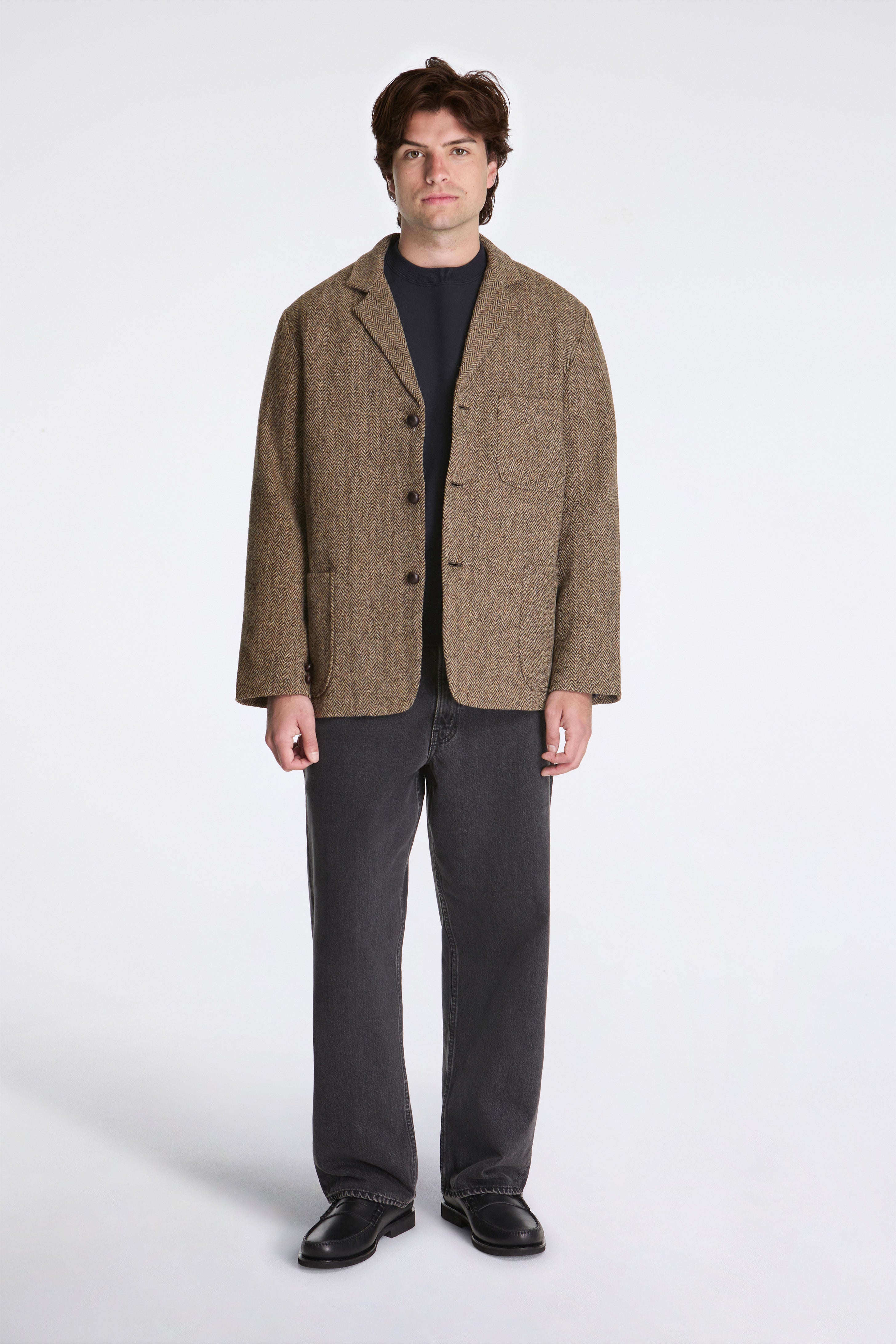 Relax Fit Harris Tweed Jacket