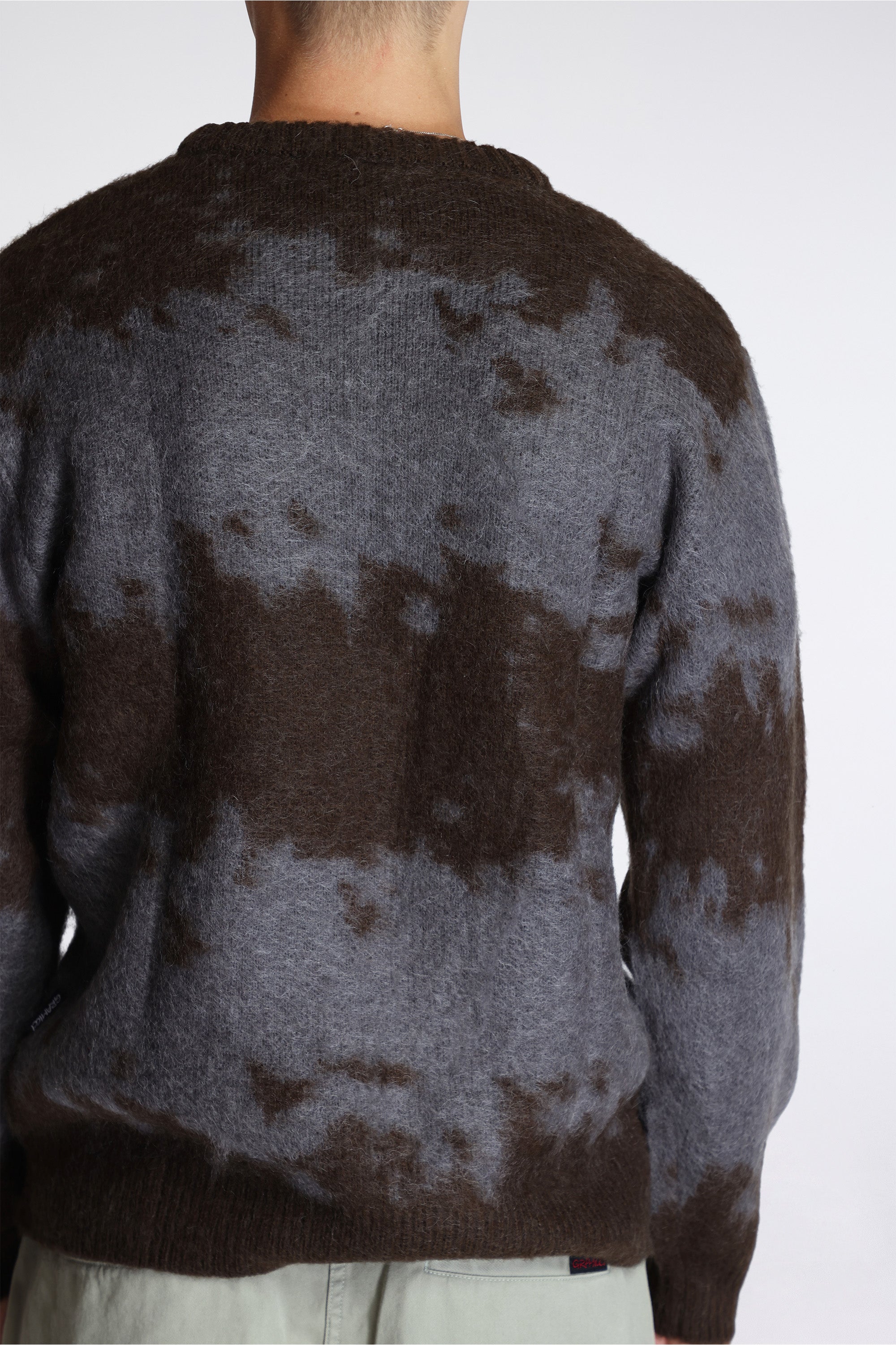 Mohair Splatter Sweater Slate Splatter