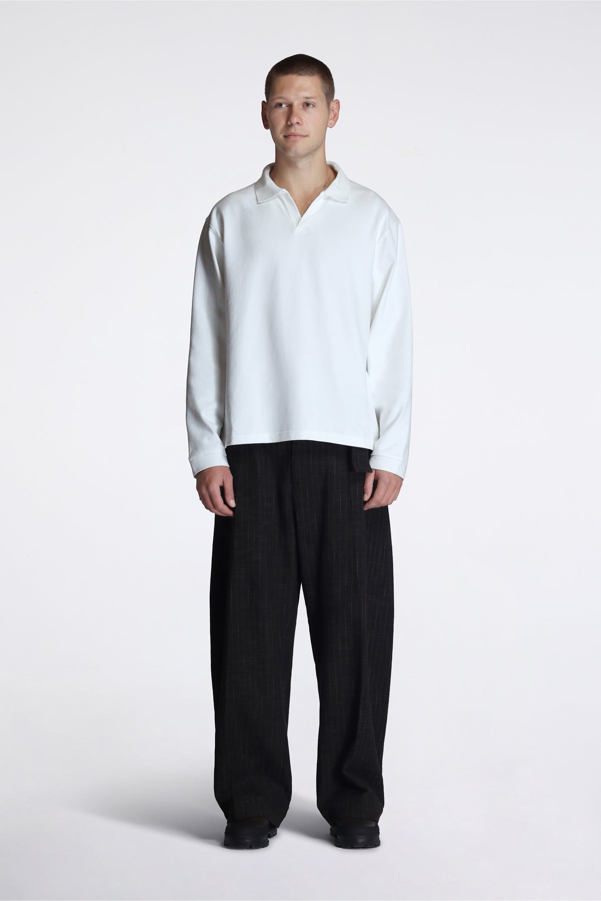 Sudds L/S Polo Parchment