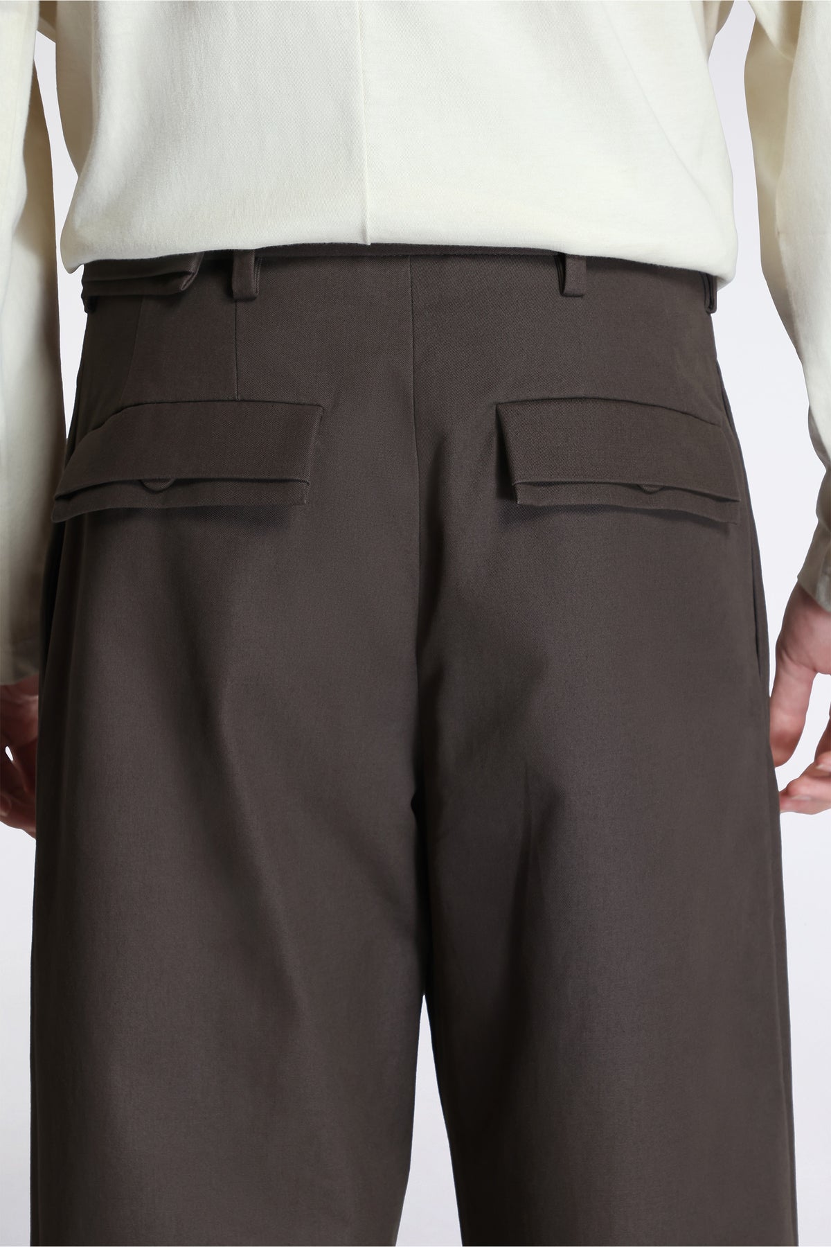 Dieze Wide Trousers Khaki