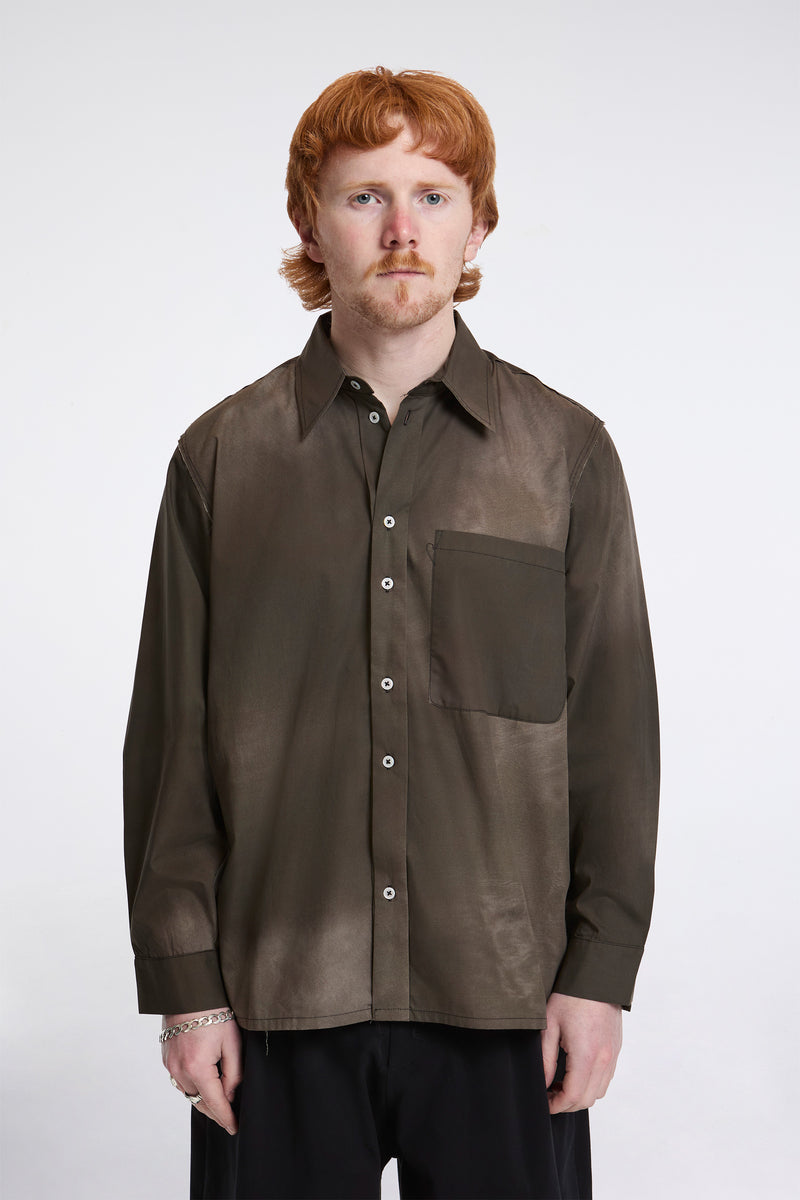Basic Shirt Black Sunfade Print