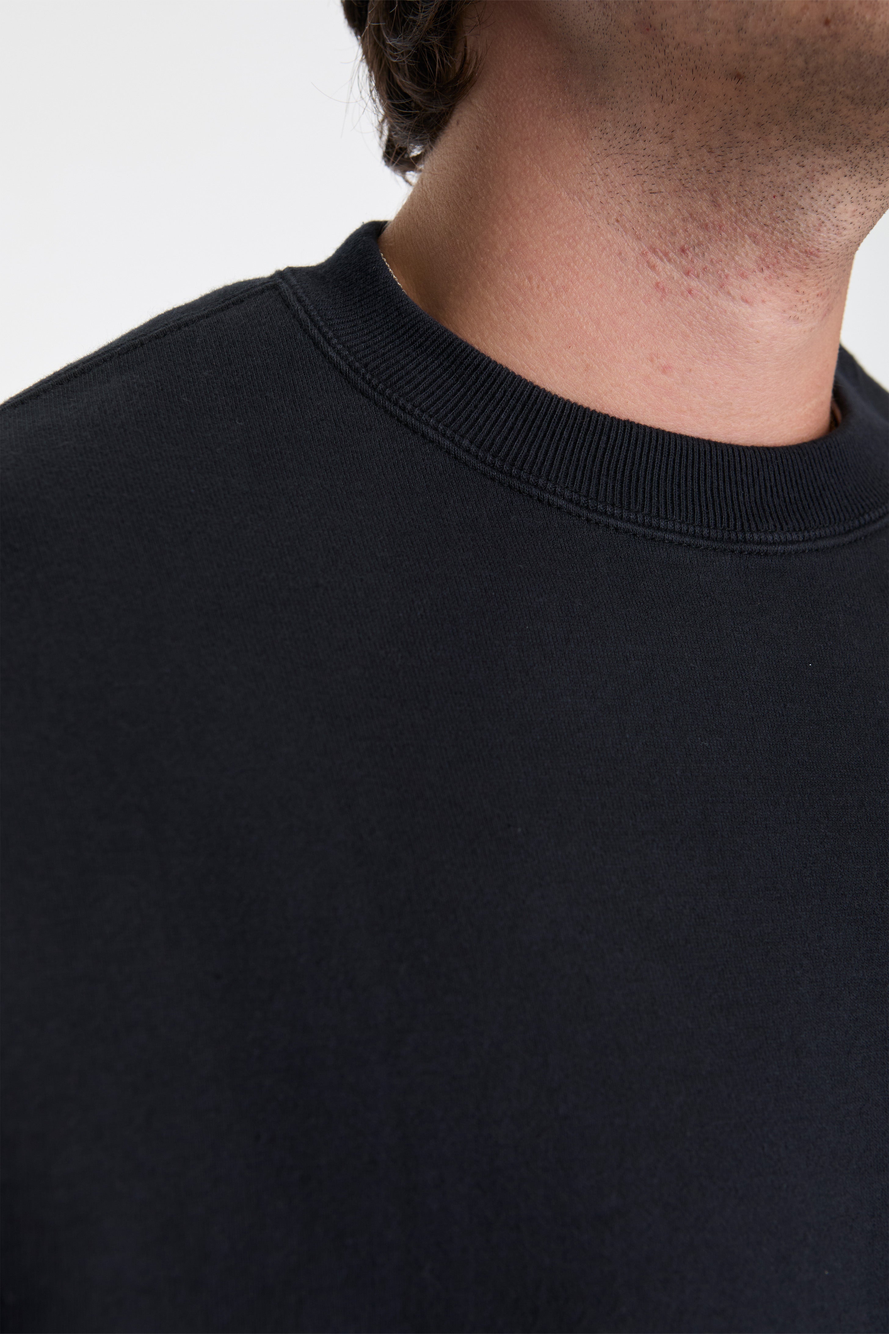 Relax Fit Densely Knit Sweat Shirt