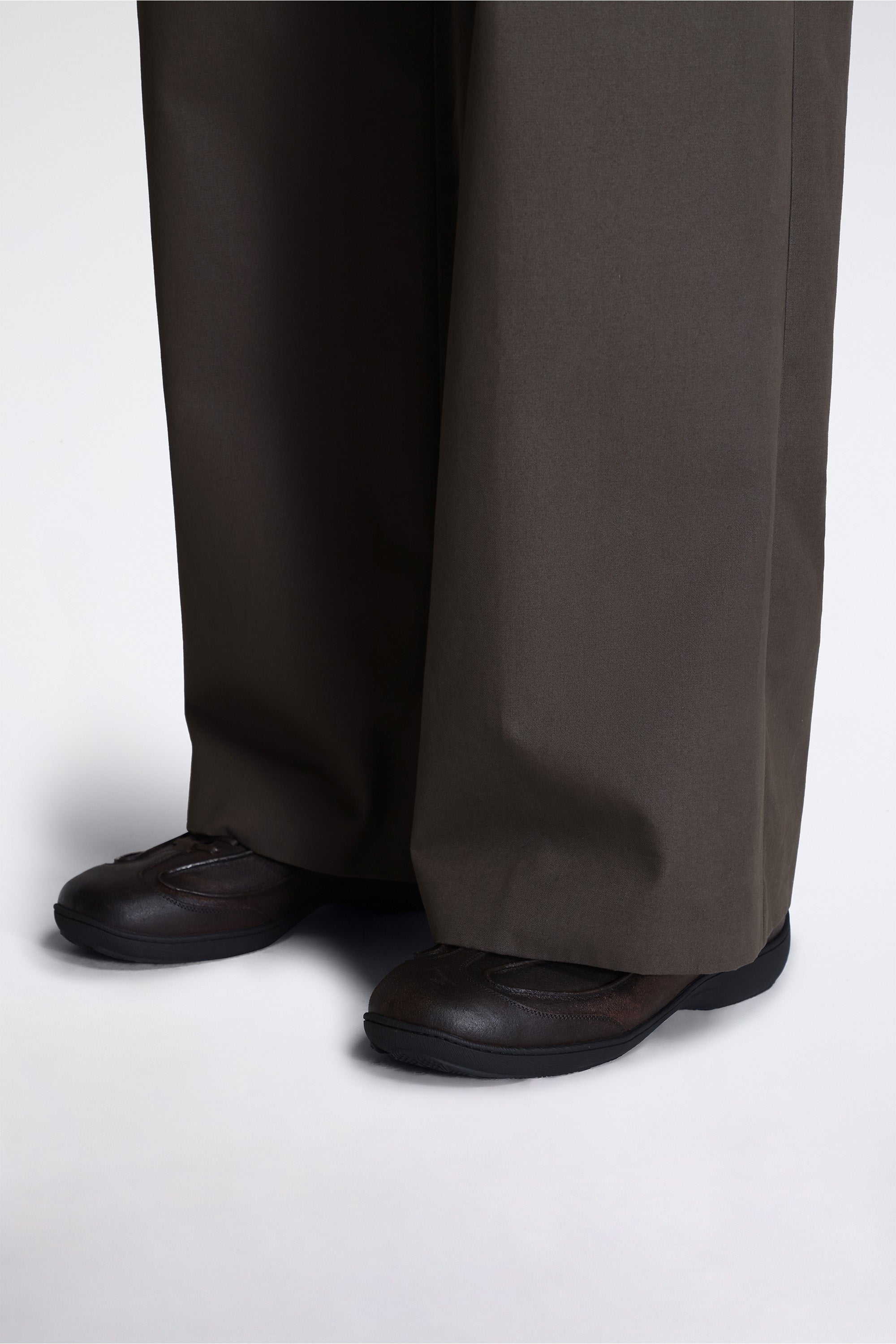 Dieze Wide Trousers Khaki