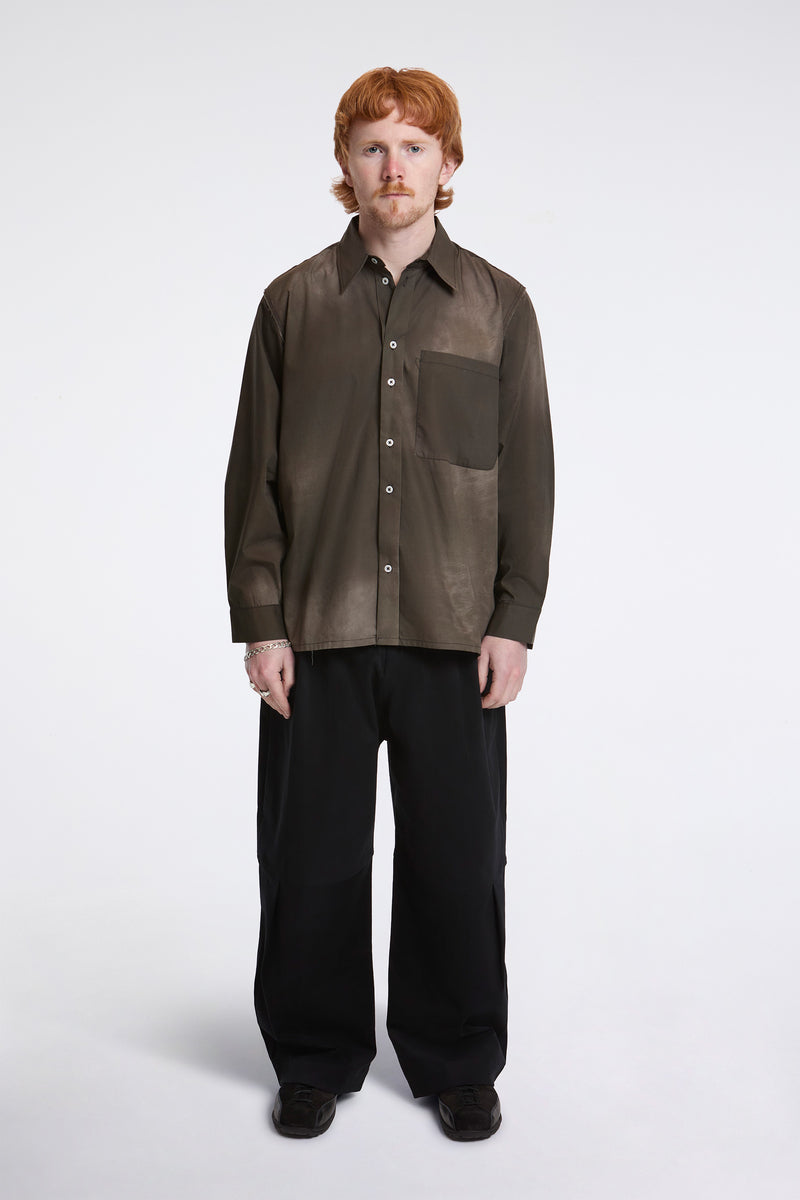 Basic Shirt Black Sunfade Print