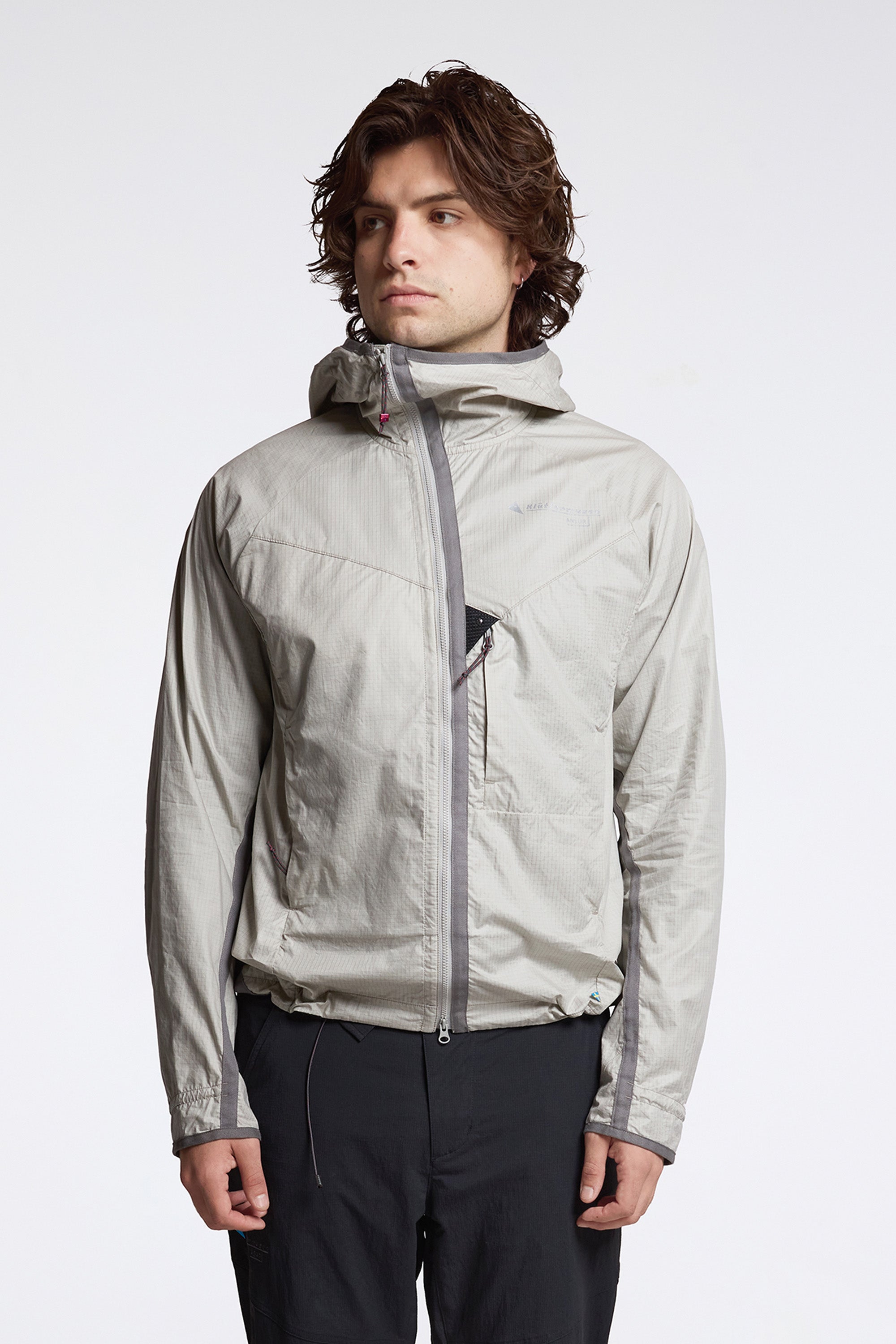 Ansur Hooded Wind Jacket M'S Dove Raven