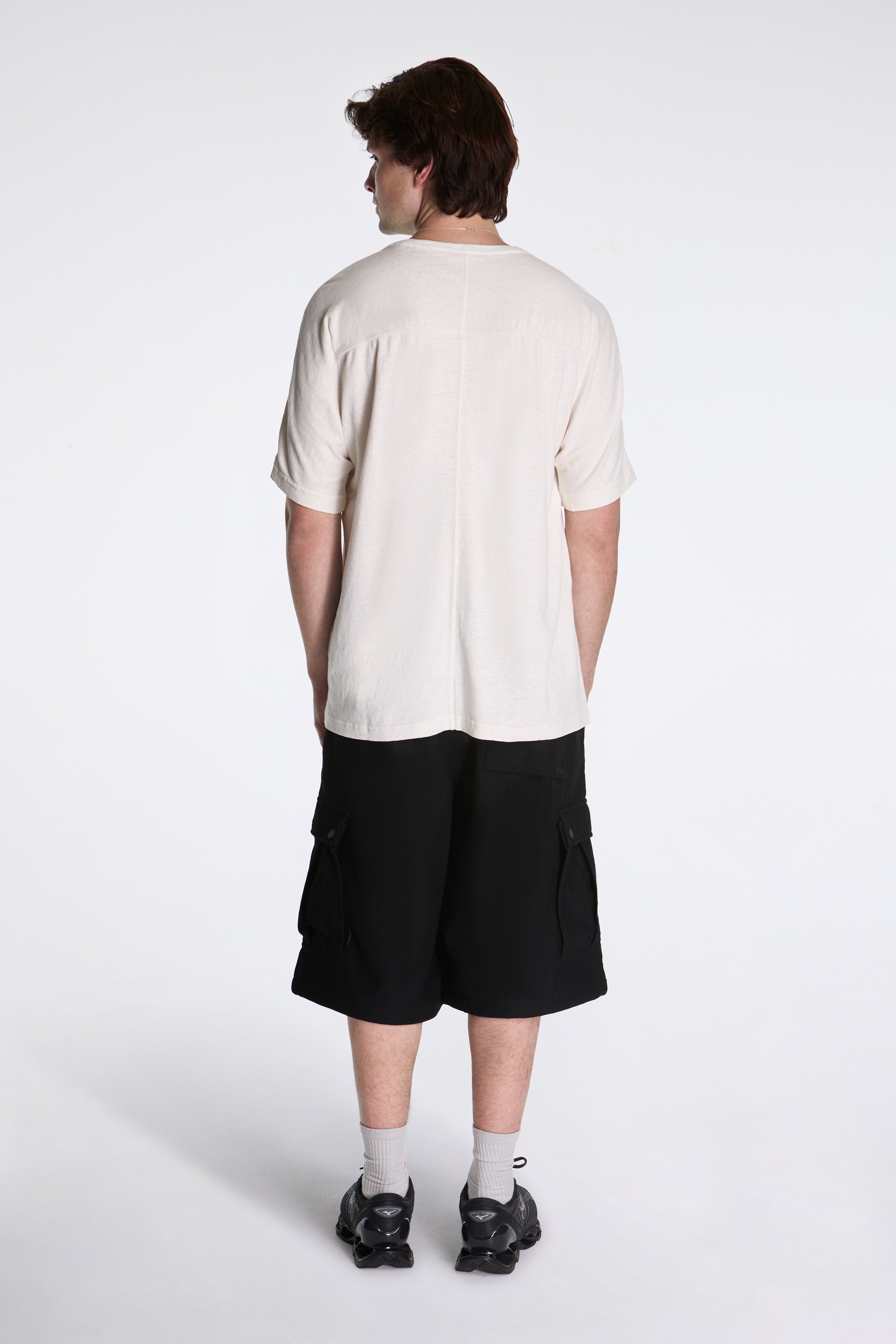 Hemp Cross Oversized T-Shirt White