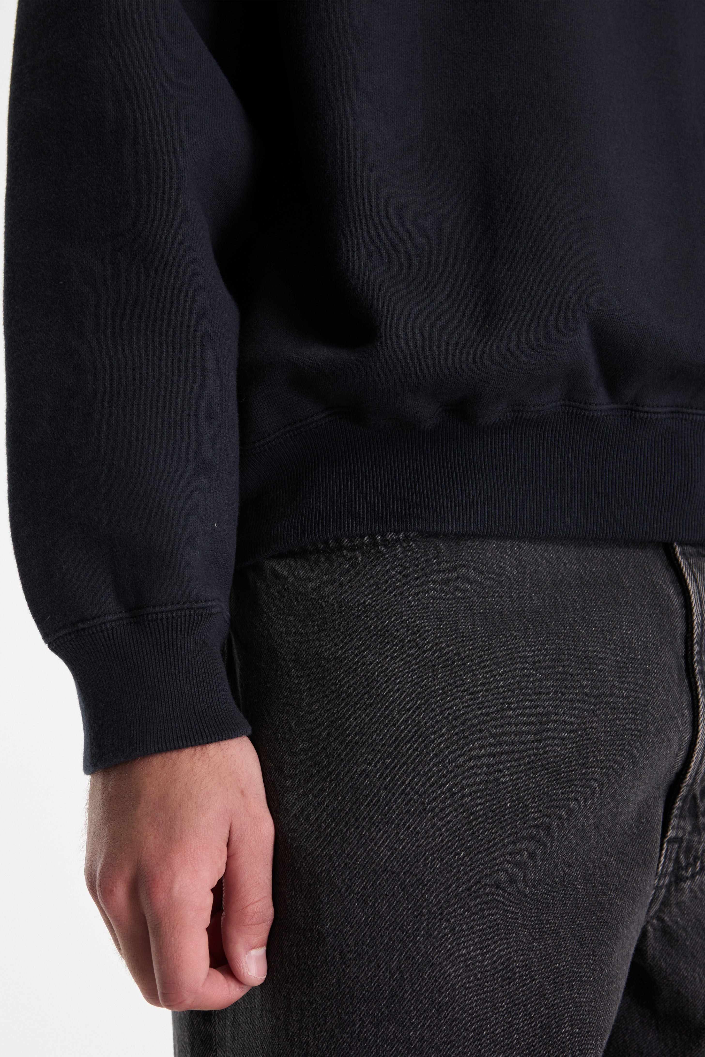 Relax Fit Densely Knit Sweat Shirt