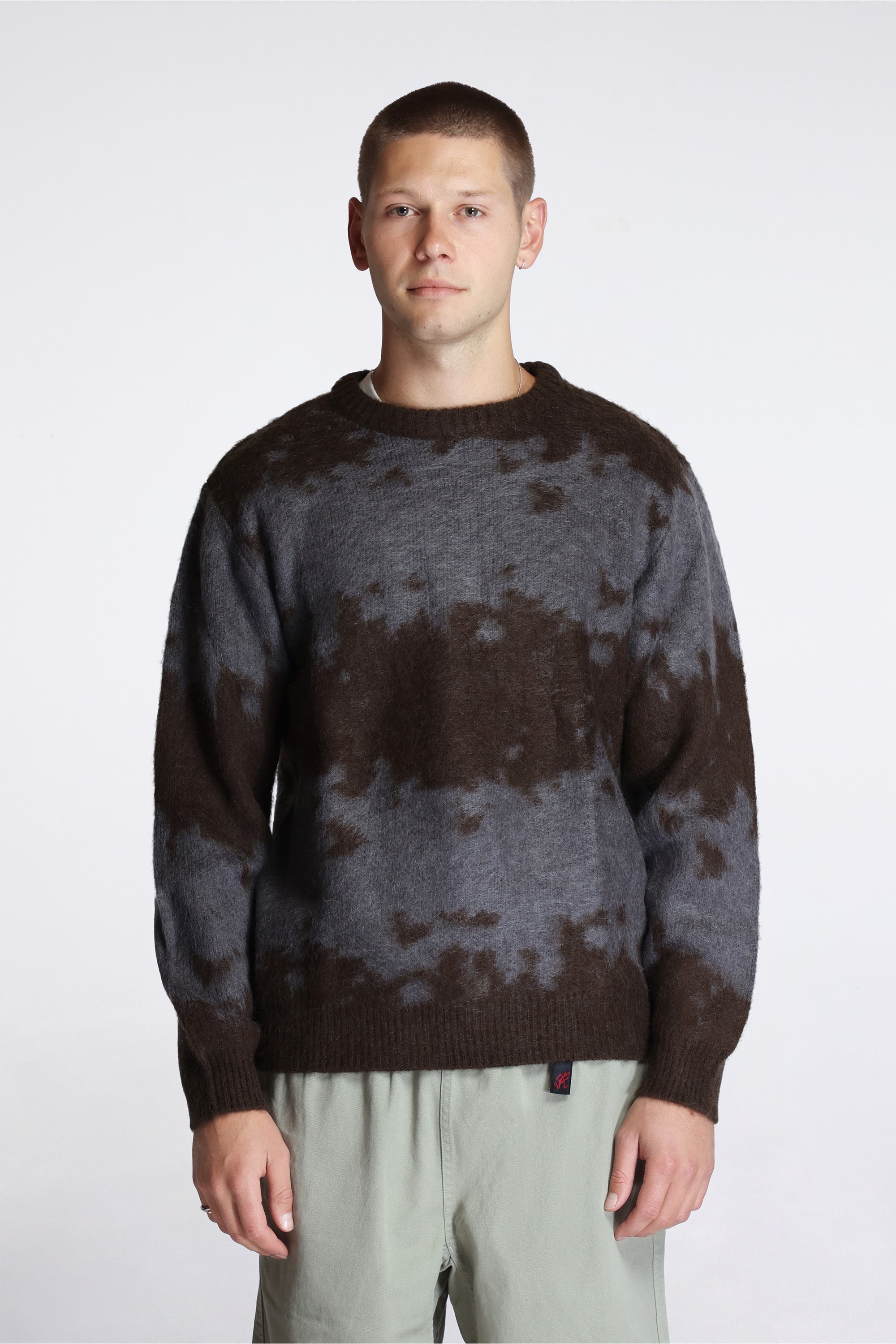 Mohair Splatter Sweater Slate Splatter
