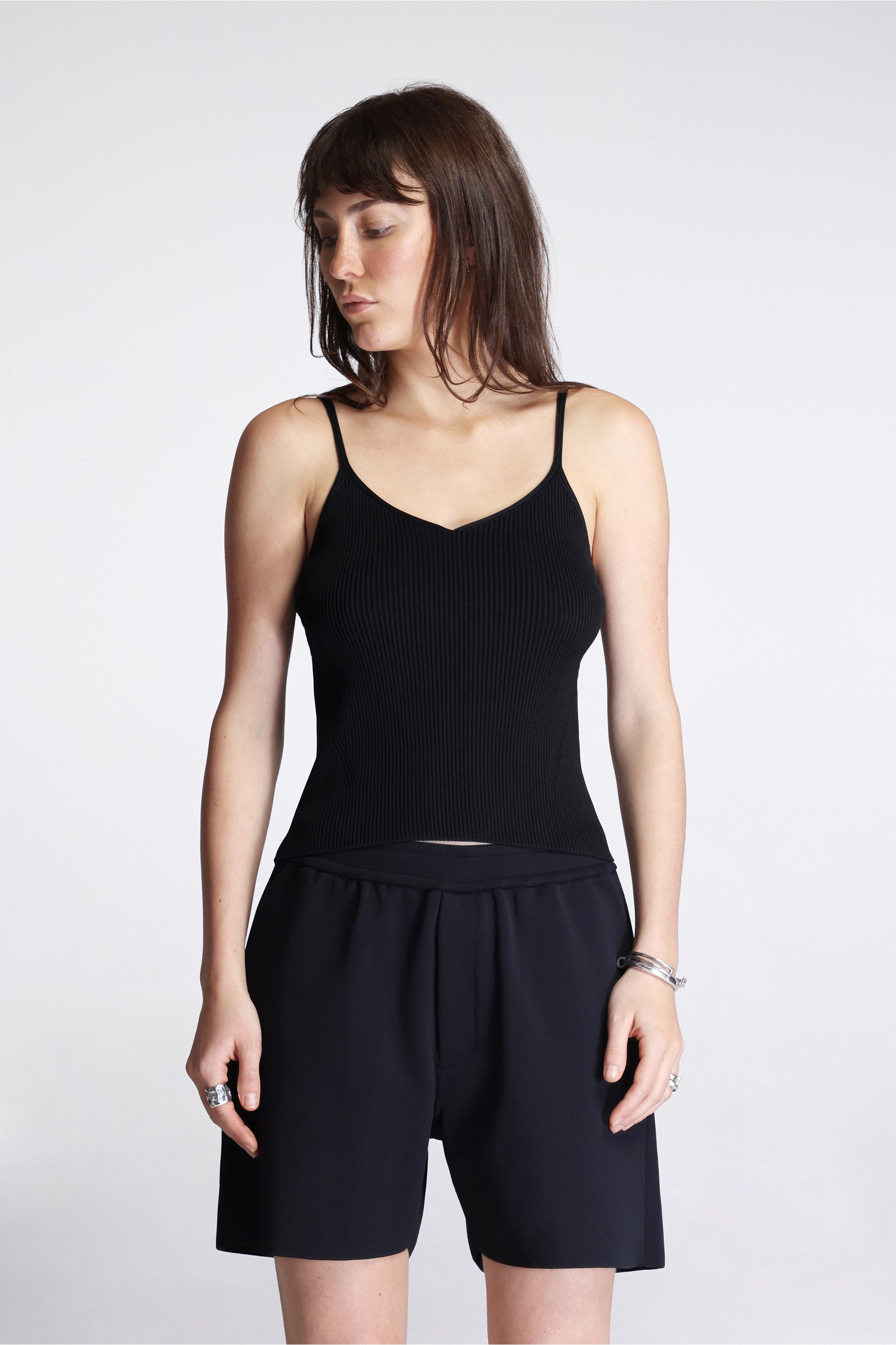 Portrait Camisole Top Black