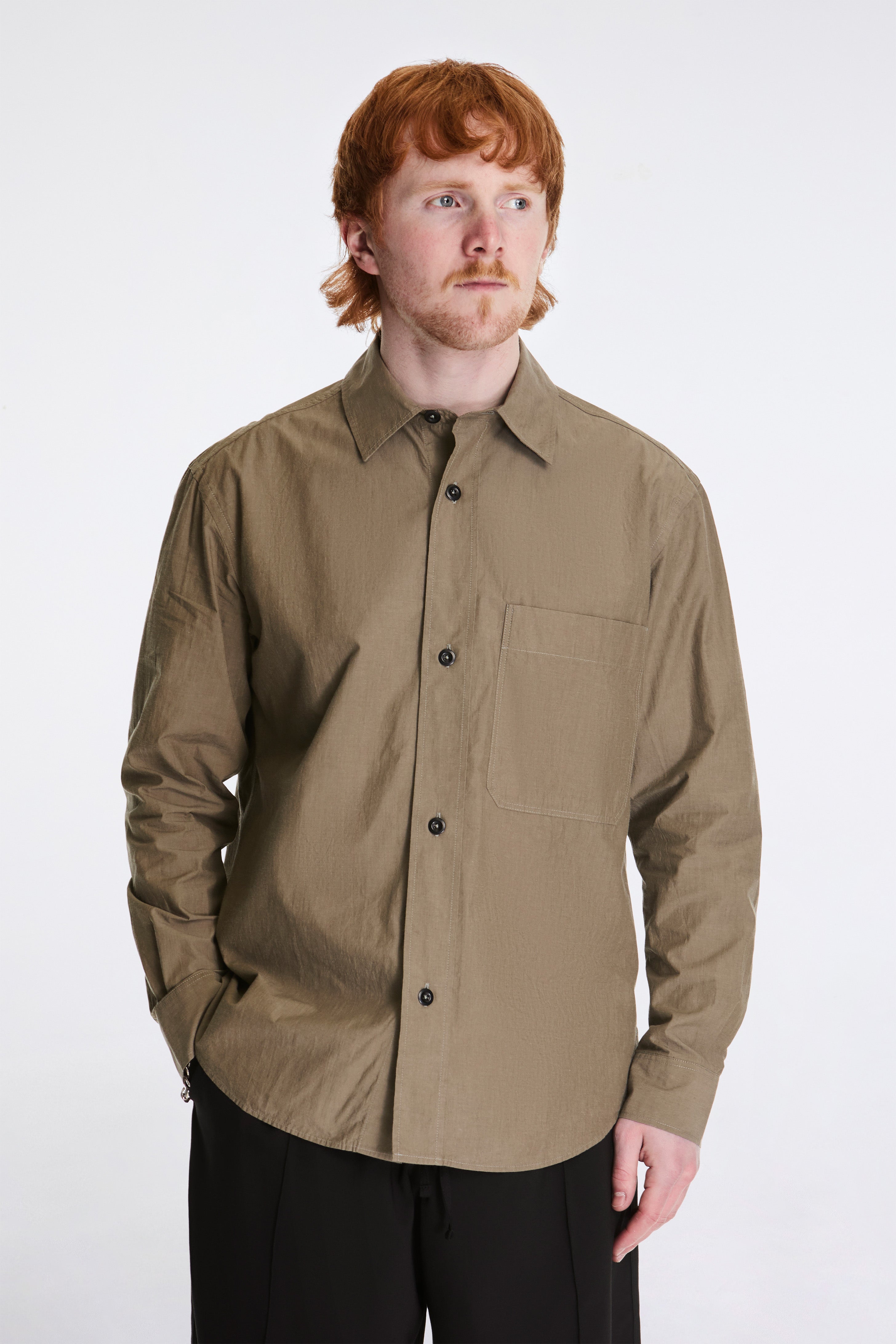 MHL Basic Shirt Khaki Green