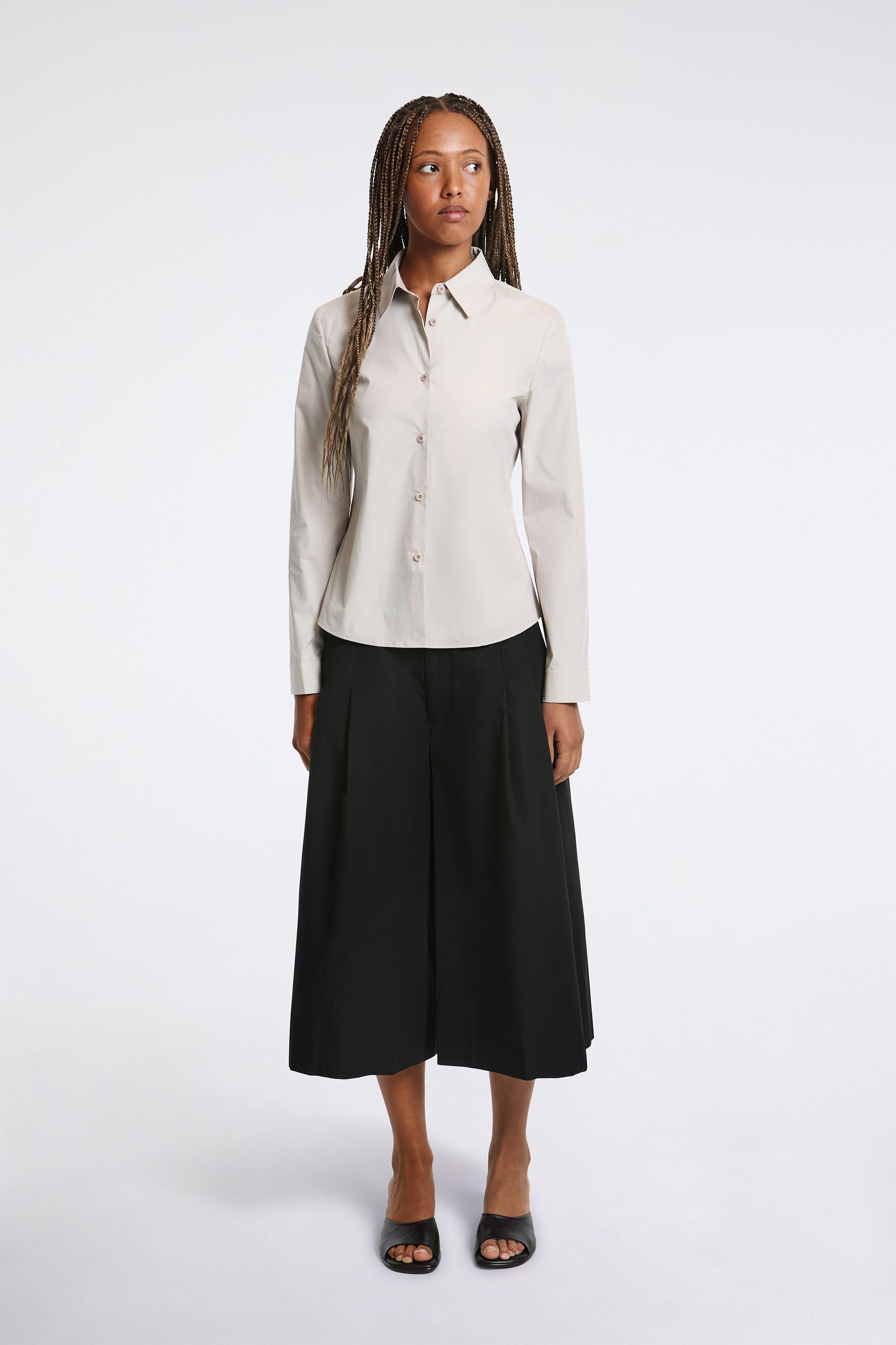 Slim Shirt Beige