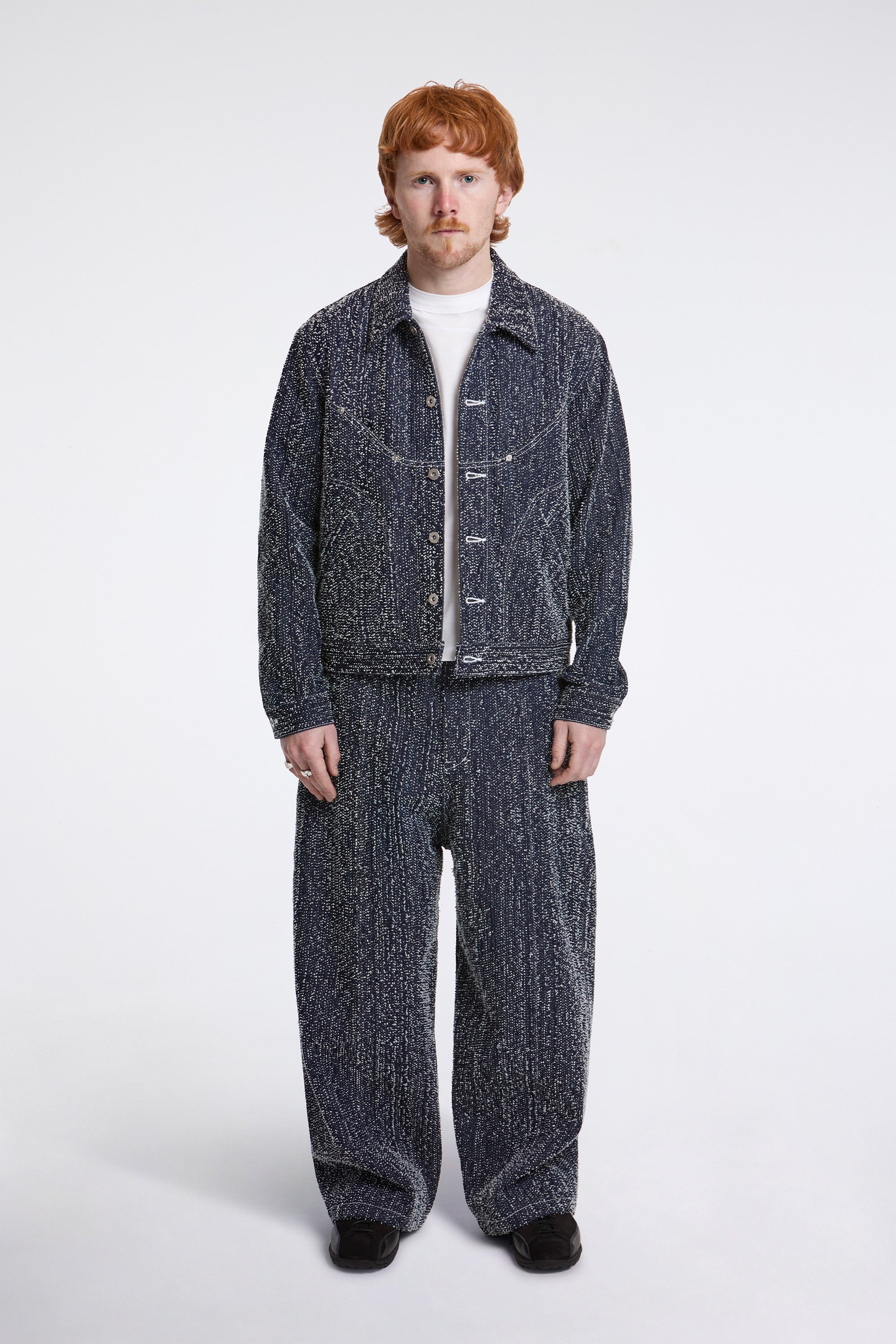 Welt Trouser Denim Snow Nep