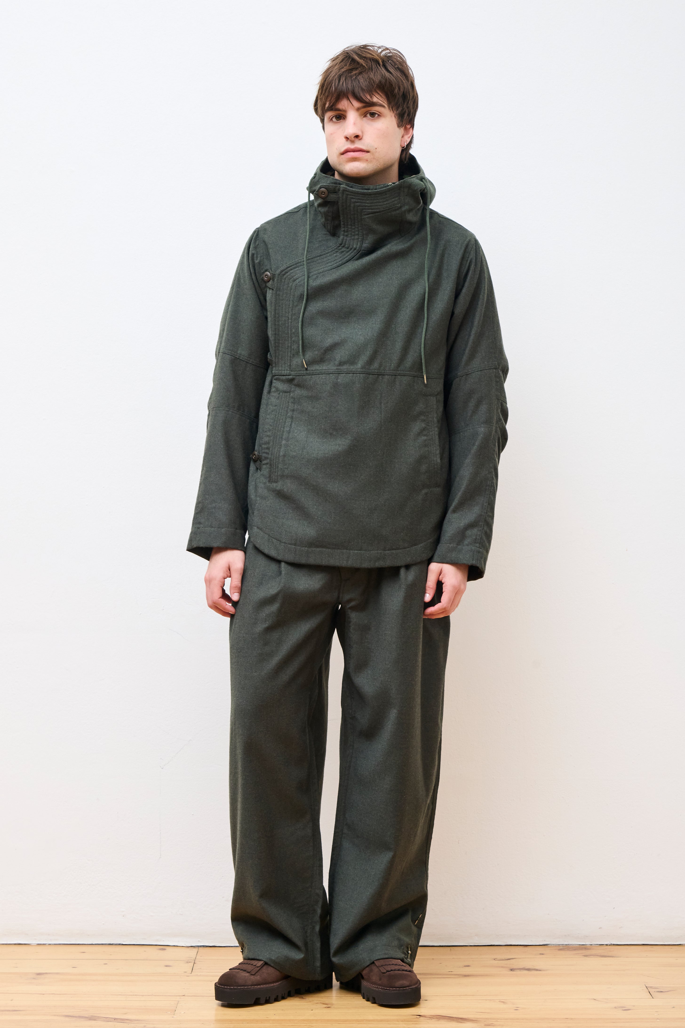 Tibetan Monk Jacket Dark Olive
