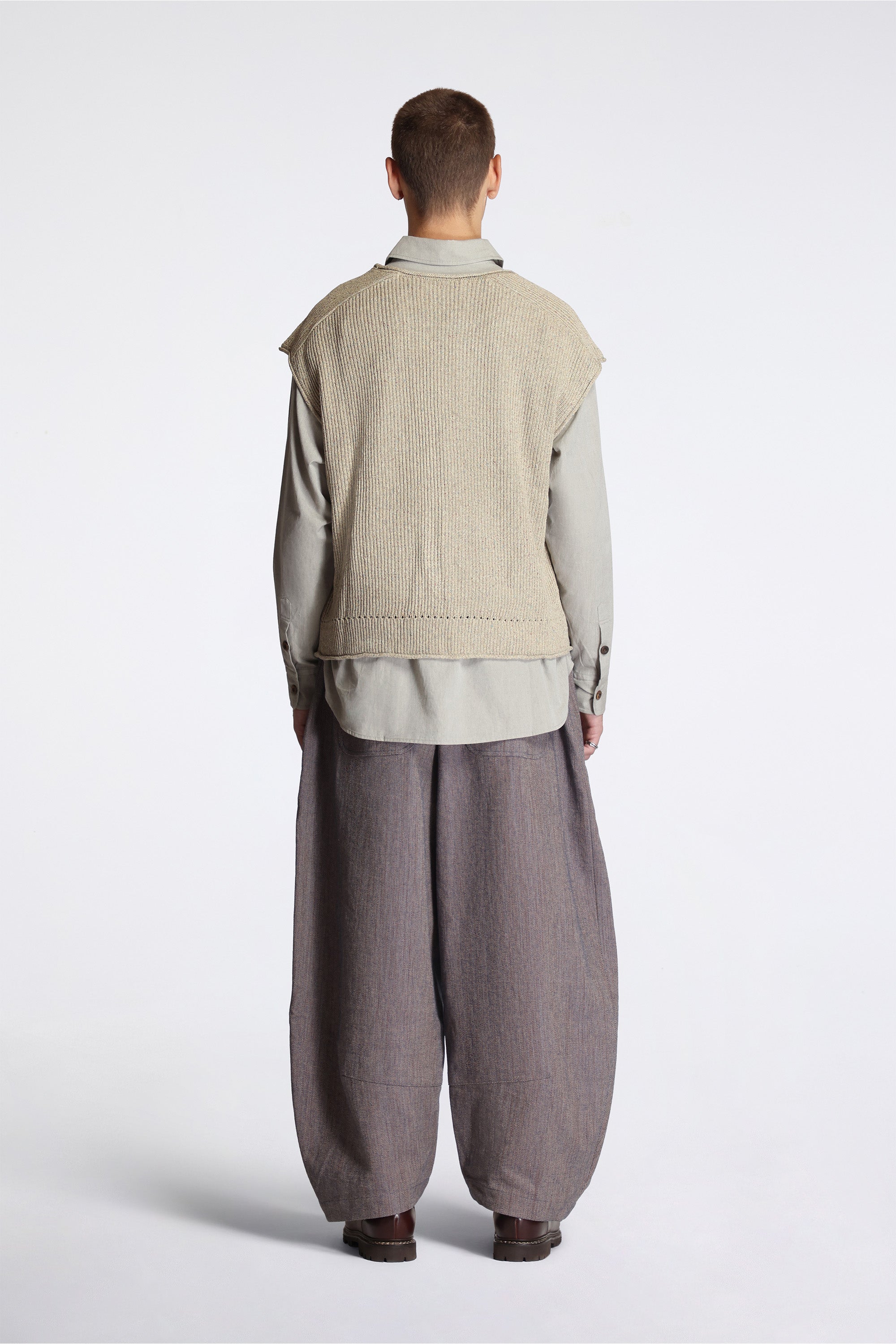 Cocoon Pant Persimmon Back Denim