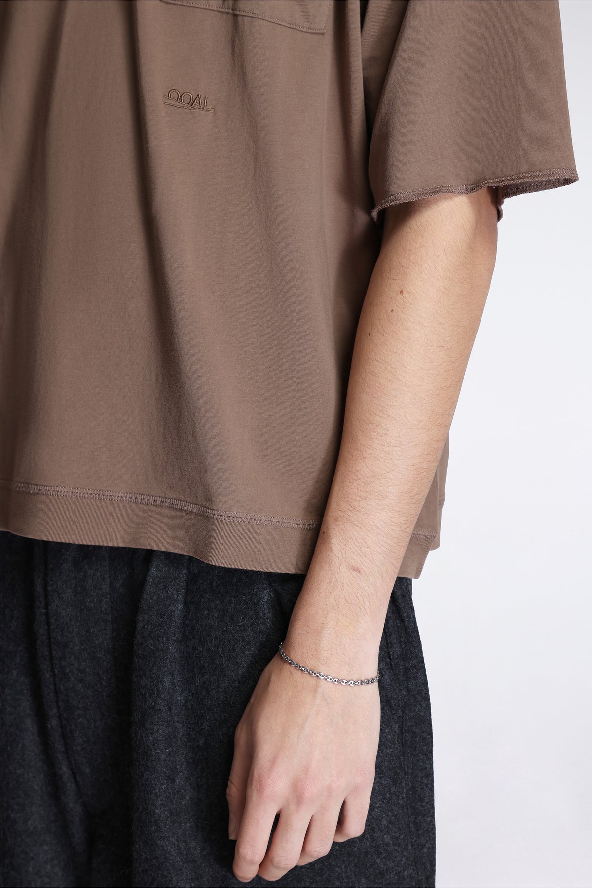 Ooal Pocket Tee Light Brown