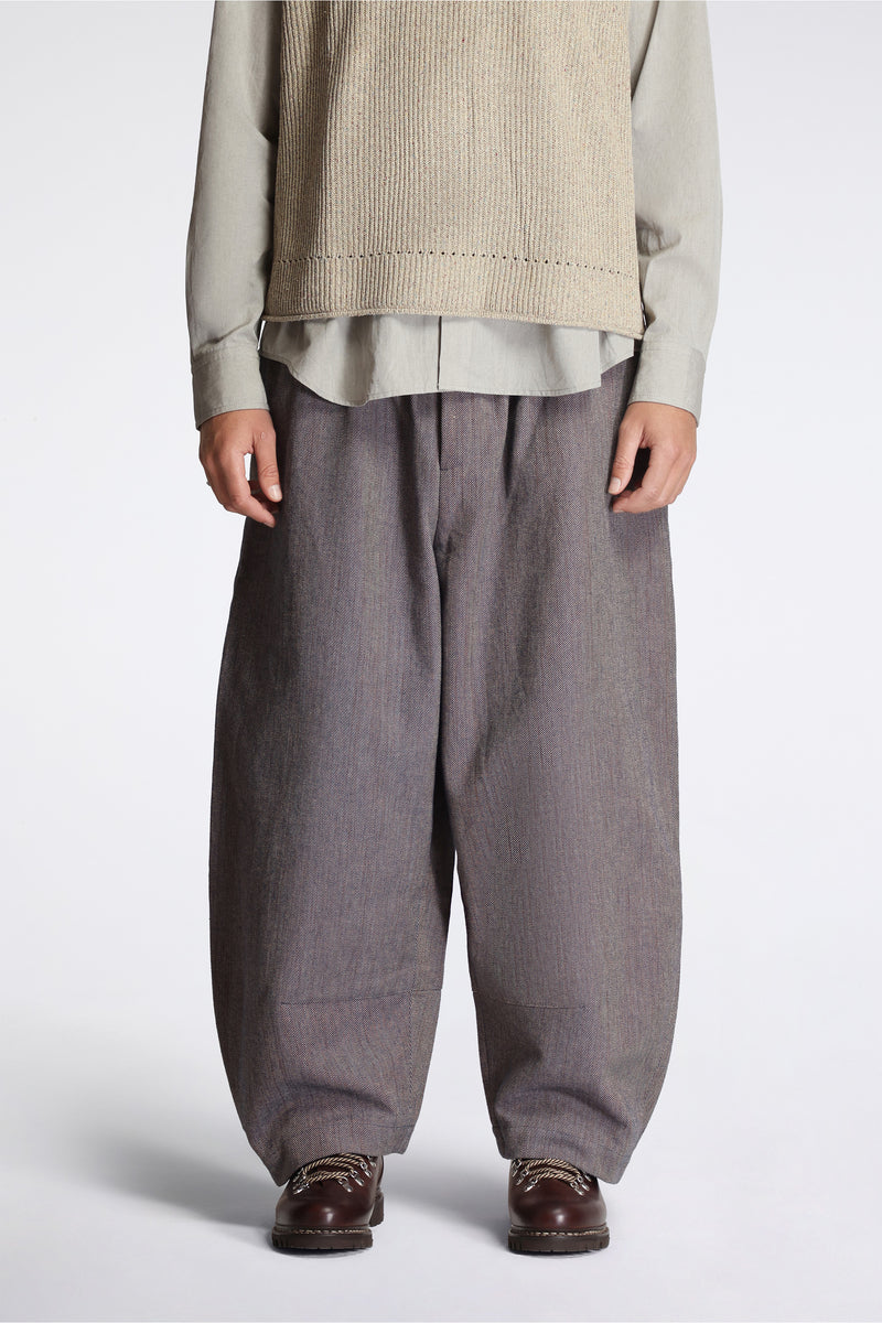 Cocoon Pant Persimmon Back Denim