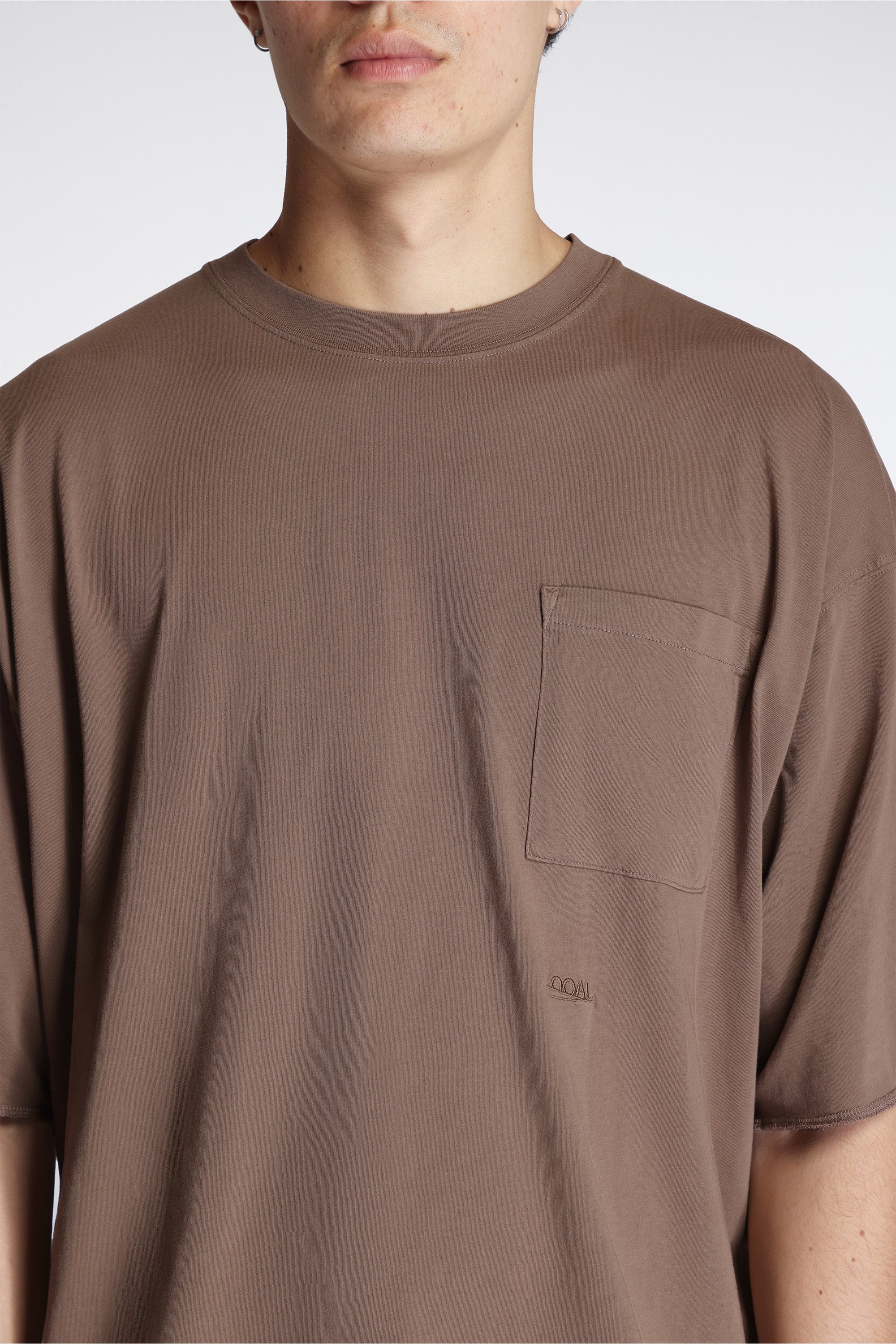 Ooal Pocket Tee Light Brown