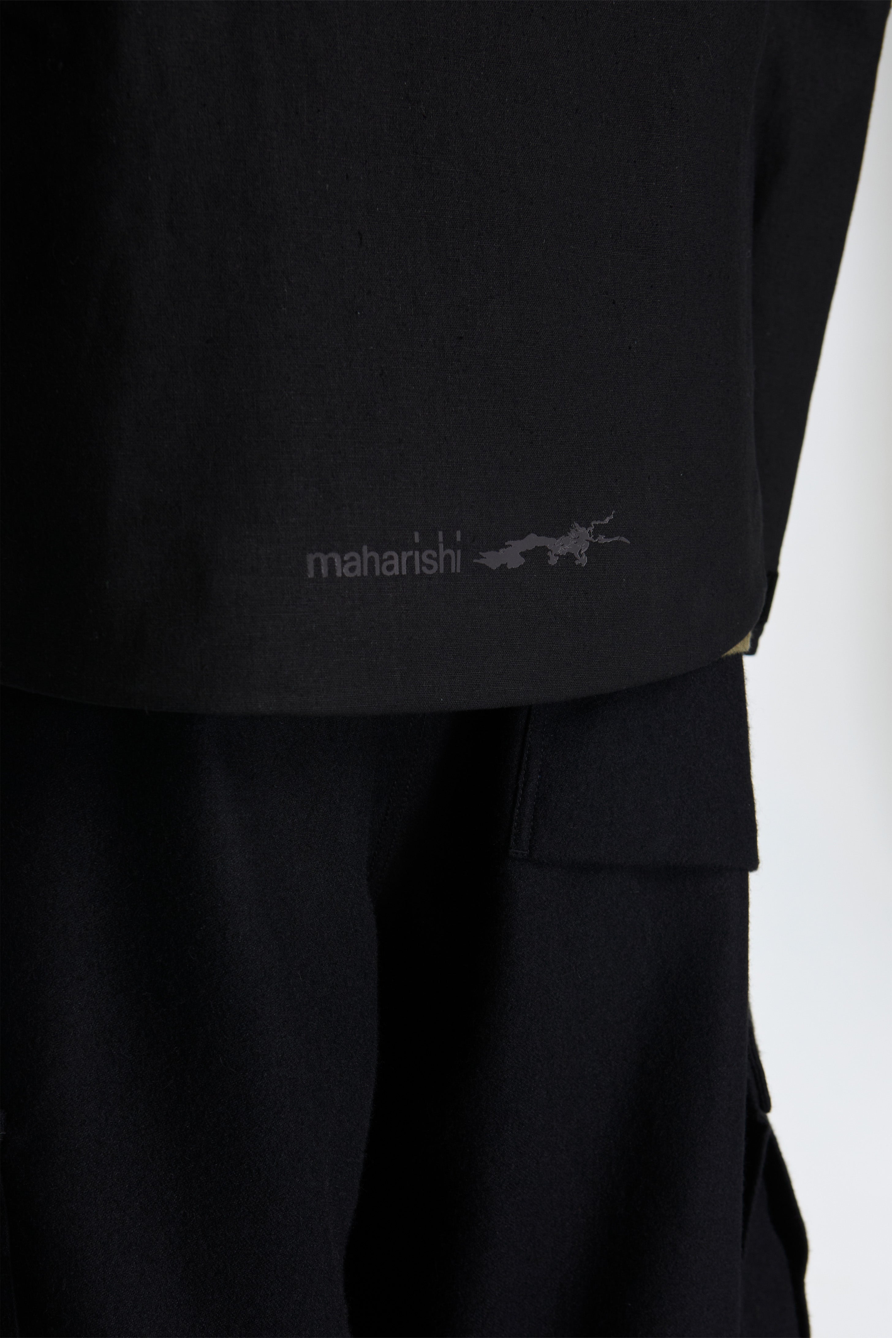 Seam Sealed Hanbok Jacket Black