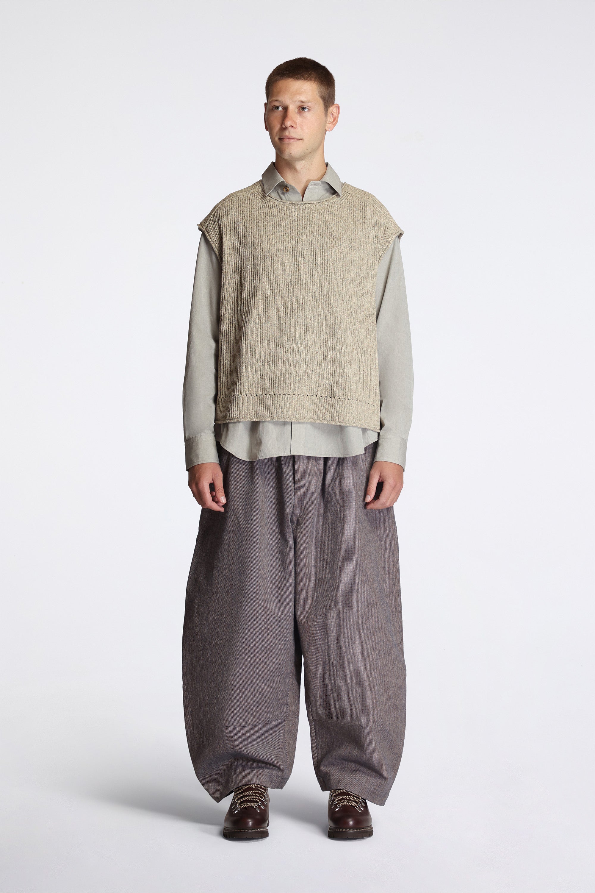 Cocoon Pant Persimmon Back Denim