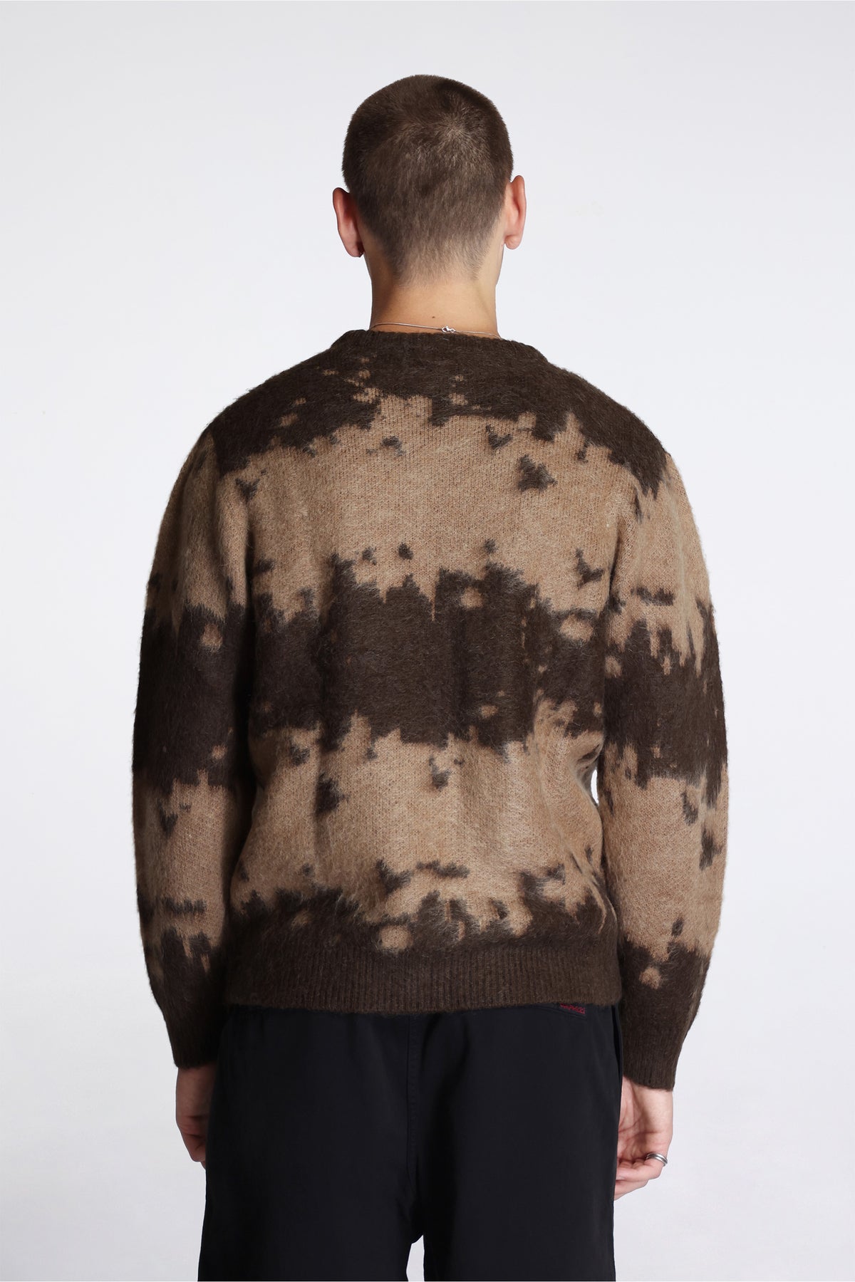 Mohair Splatter Sweater Taupe Splatter