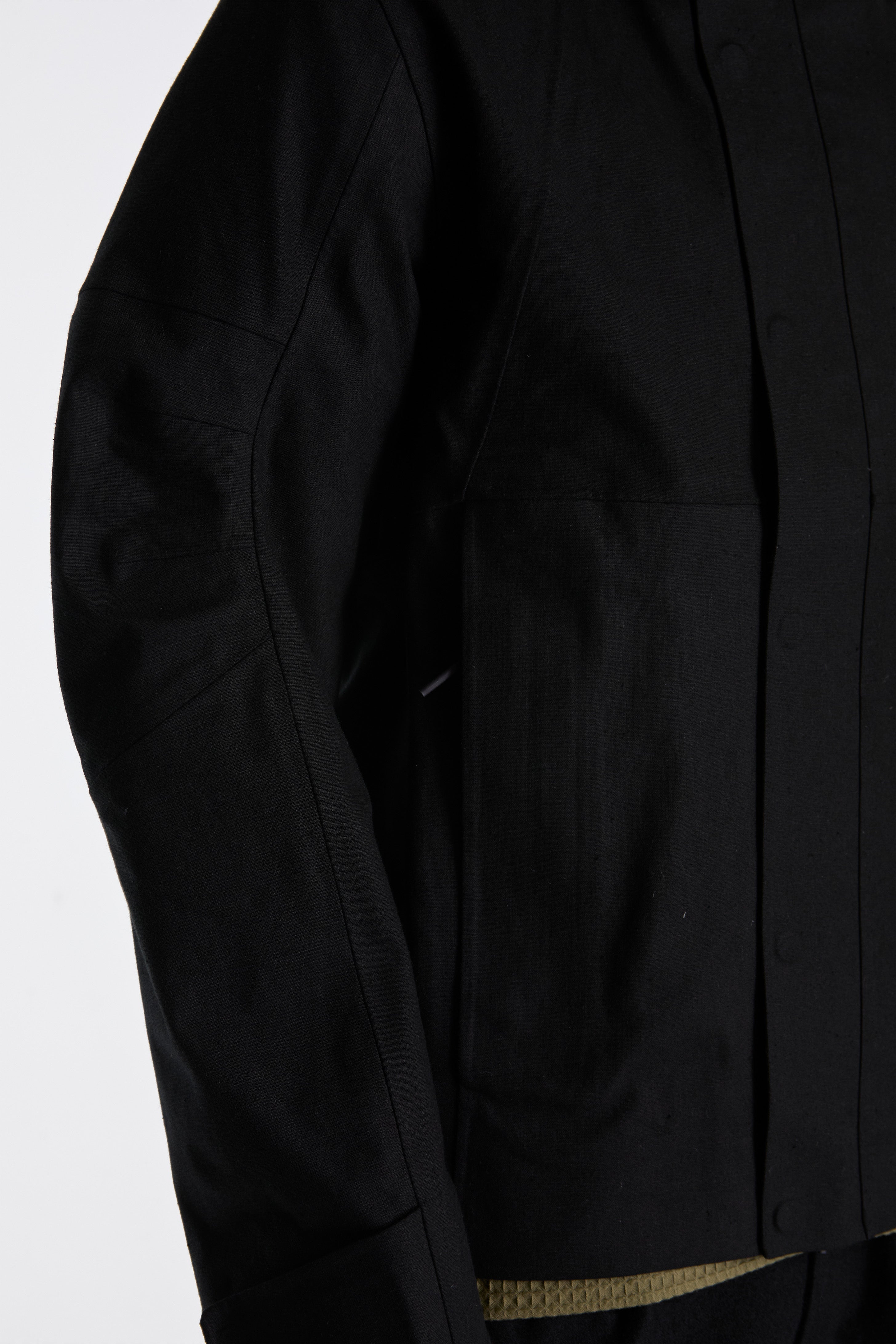 Seam Sealed Hanbok Jacket Black