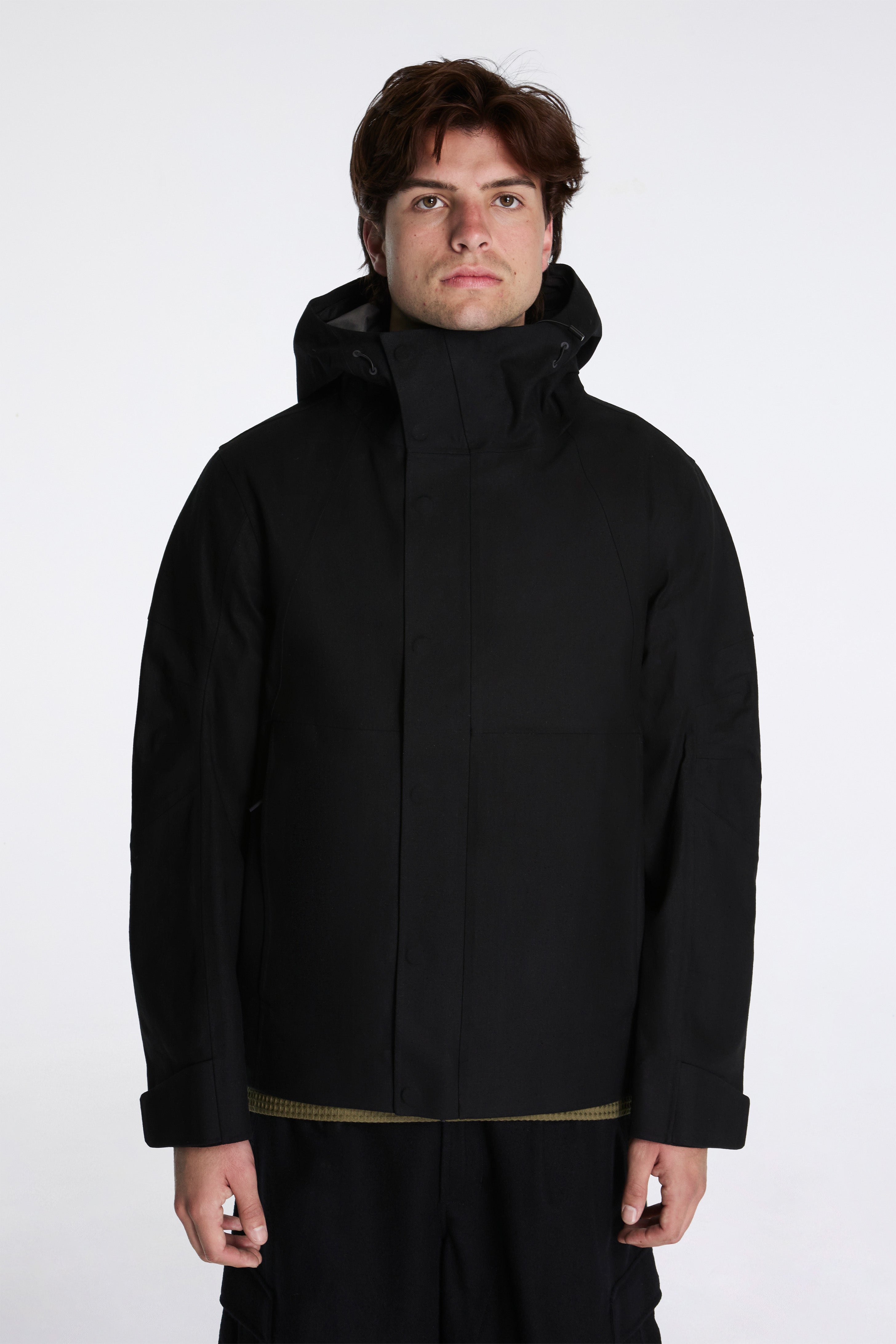 Seam Sealed Hanbok Jacket Black