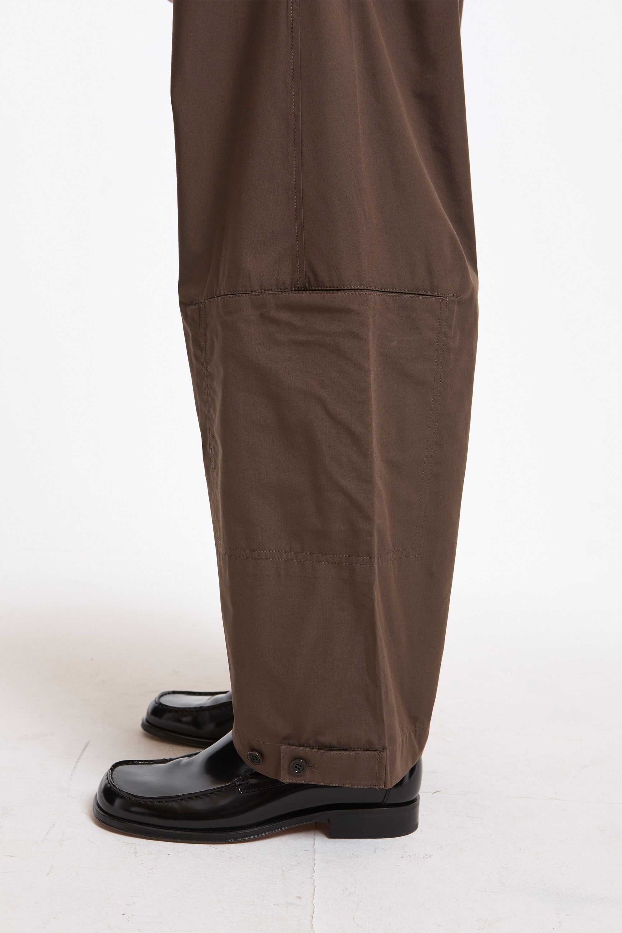 Pocket Banding Pants Brown