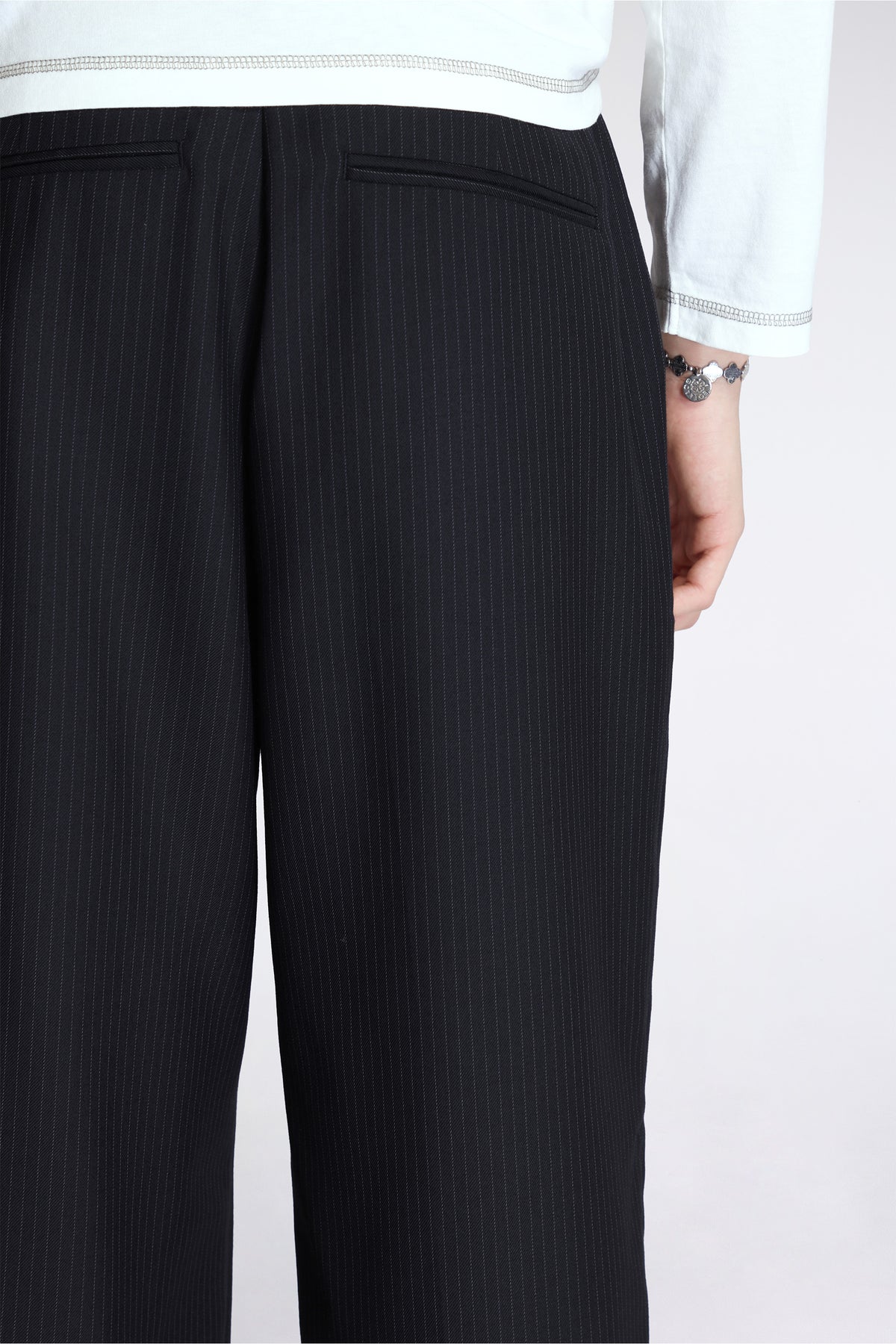 Another Suit Pants 2.0 Black Pinstripe