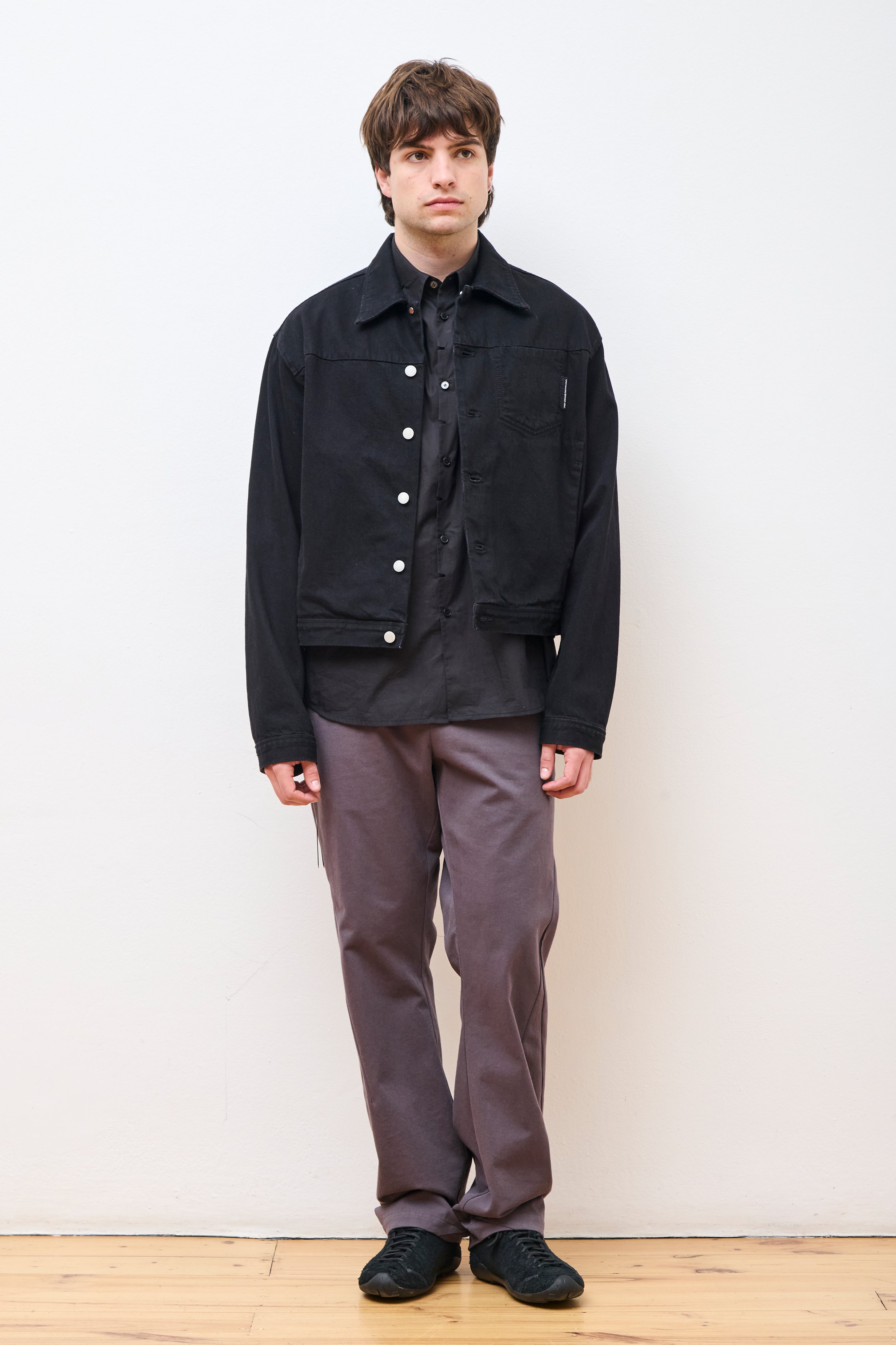 8.0 Denim Jacket Right Black