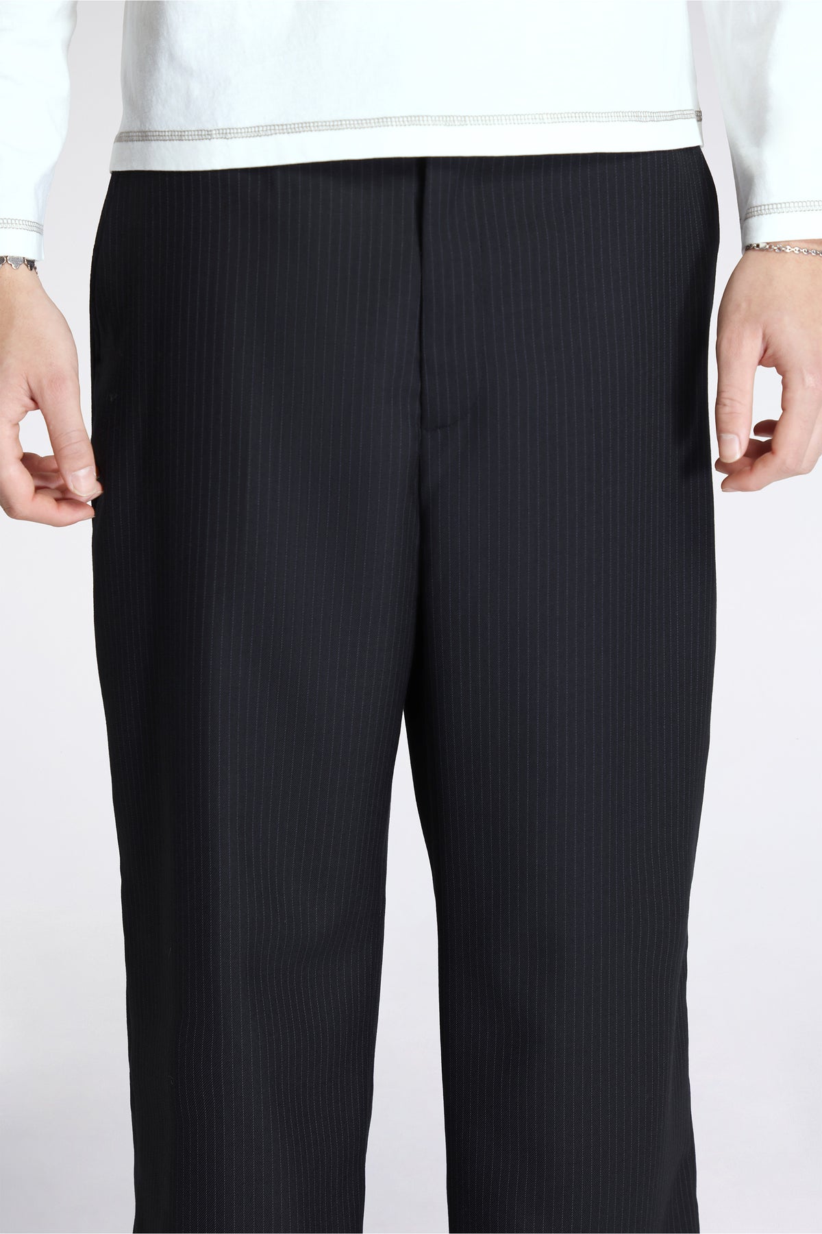 Another Suit Pants 2.0 Black Pinstripe
