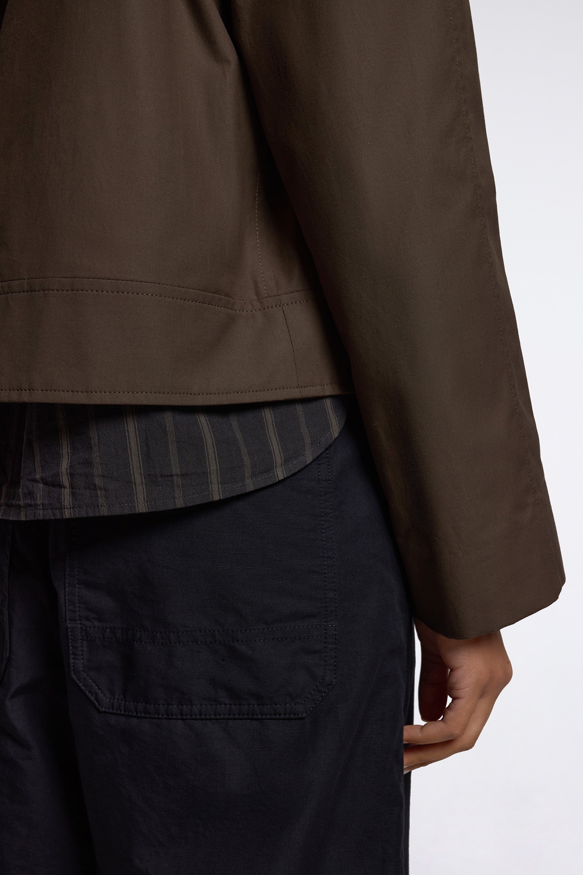Short Trench Khaki