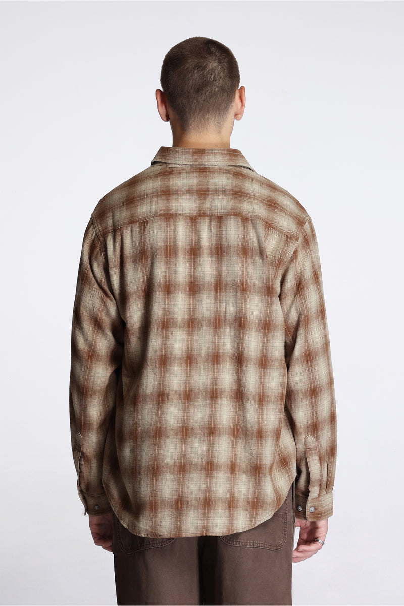 Piled Flannel Shirt Sand