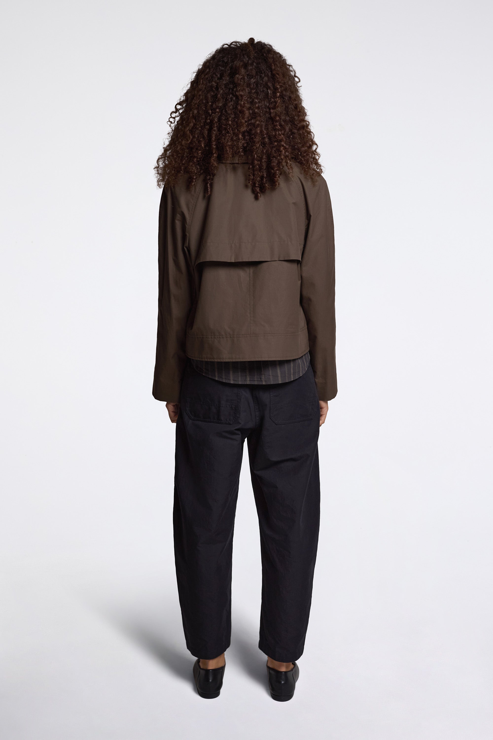 Short Trench Khaki