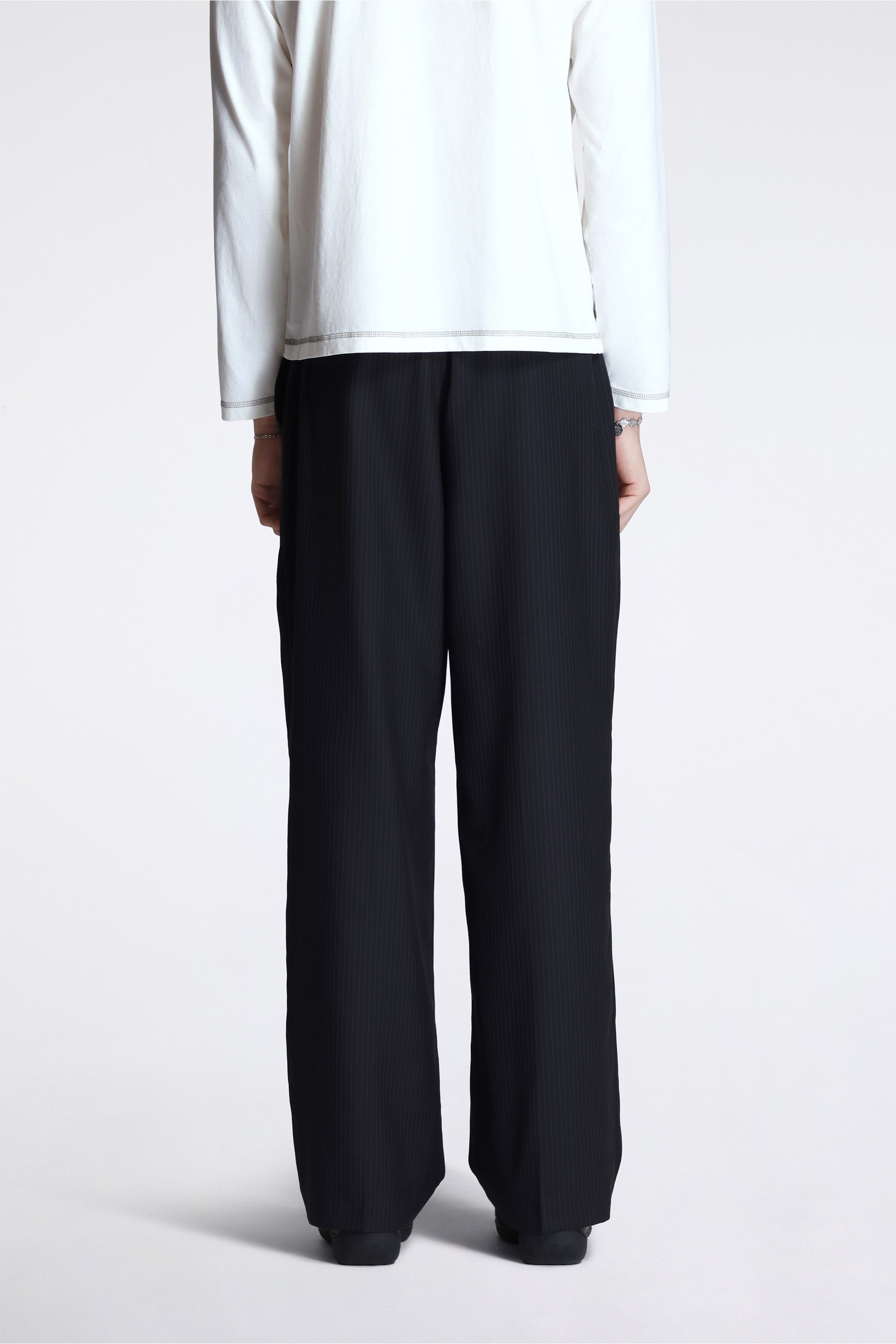 Another Suit Pants 2.0 Black Pinstripe