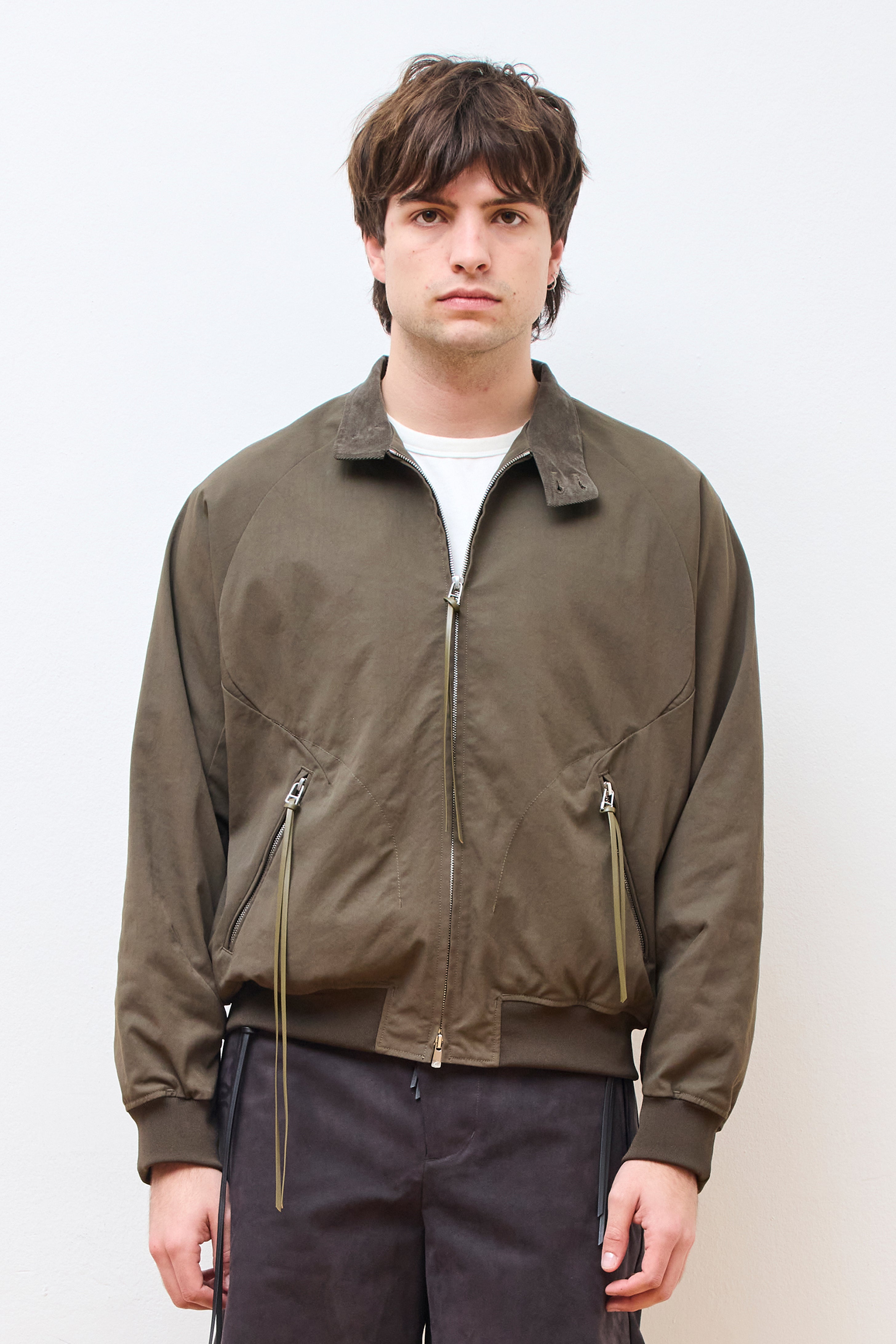 8.0 Bomber Center Olive Green