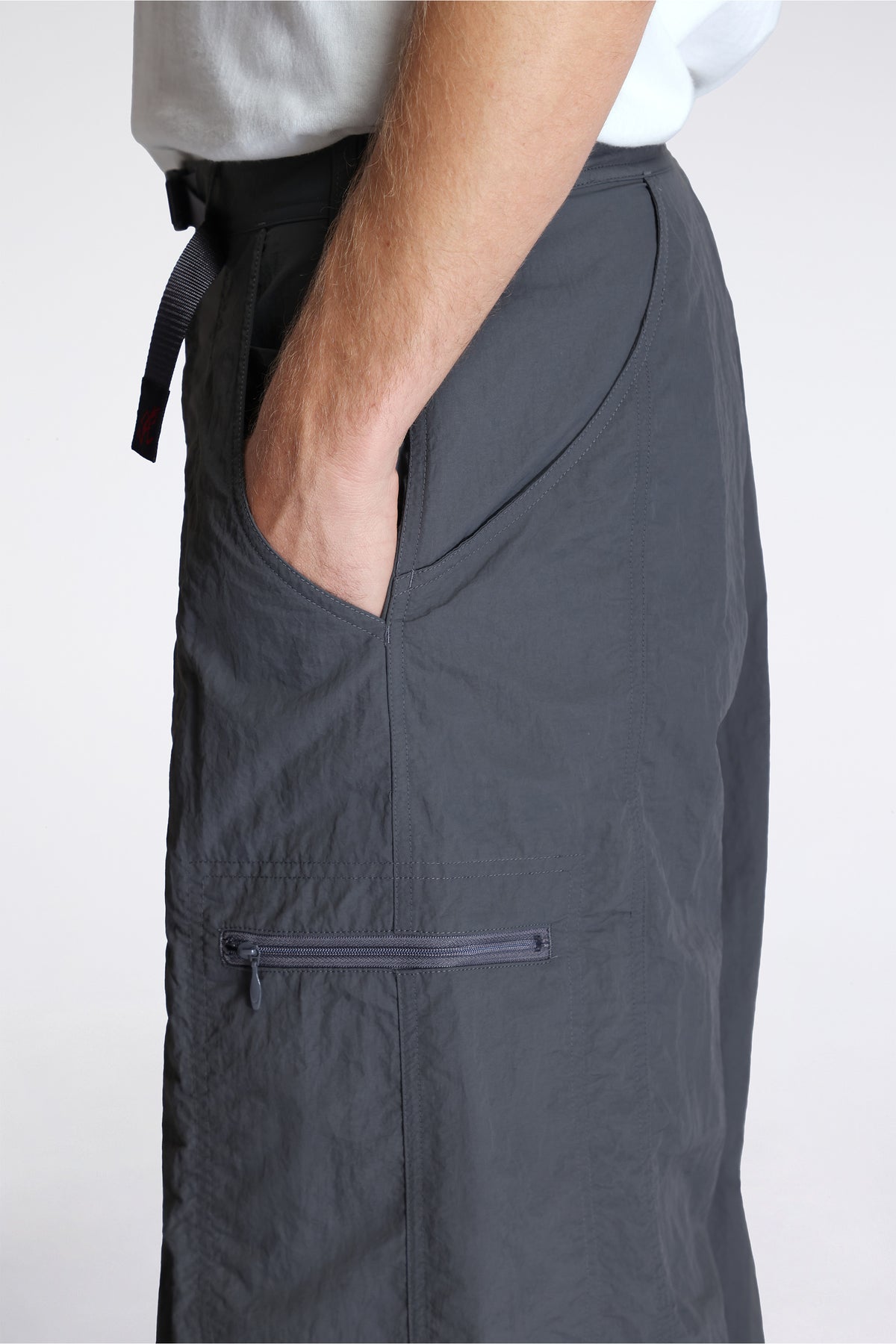 Nylon Loose Balloon Pant Carbon