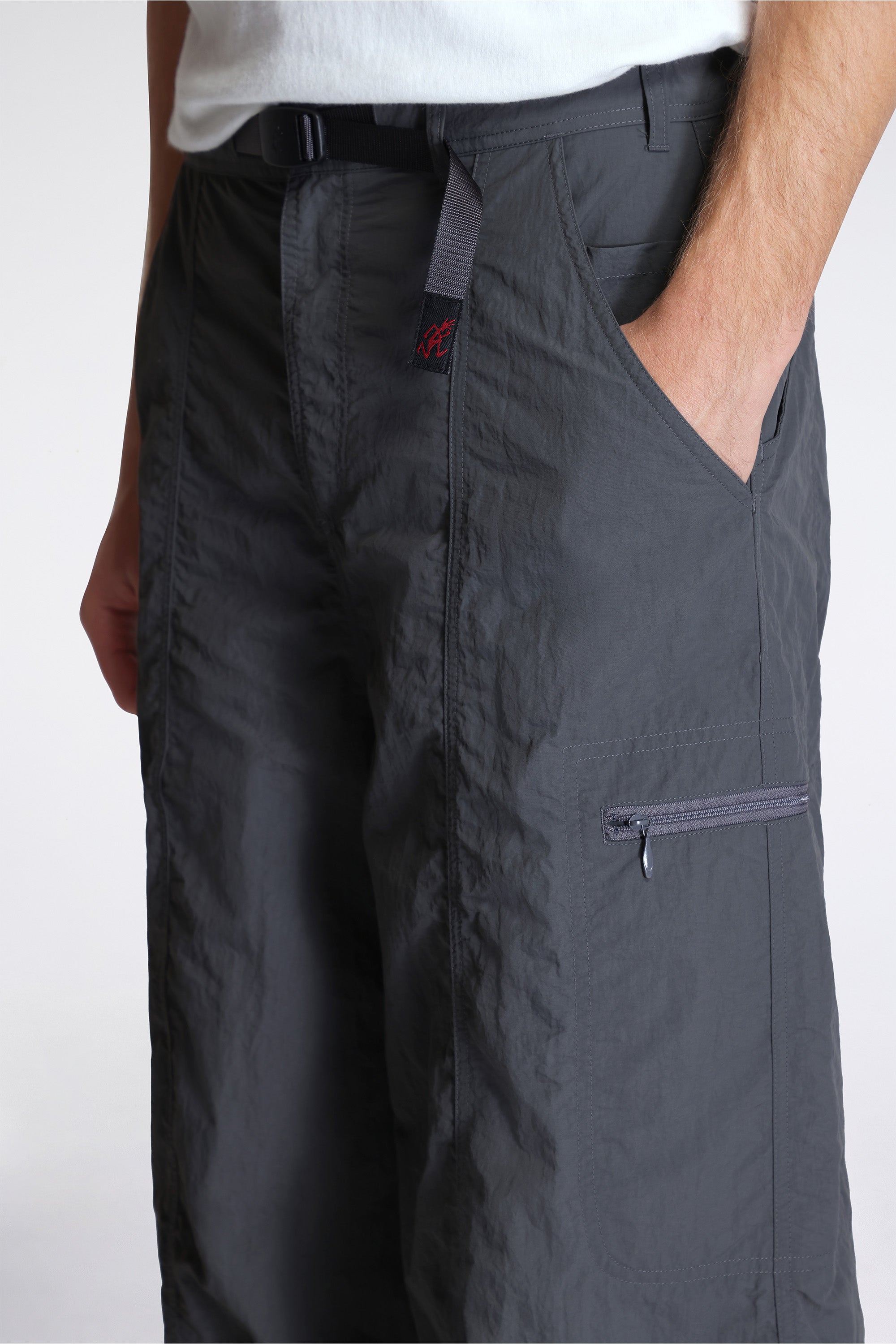 Nylon Loose Balloon Pant Carbon