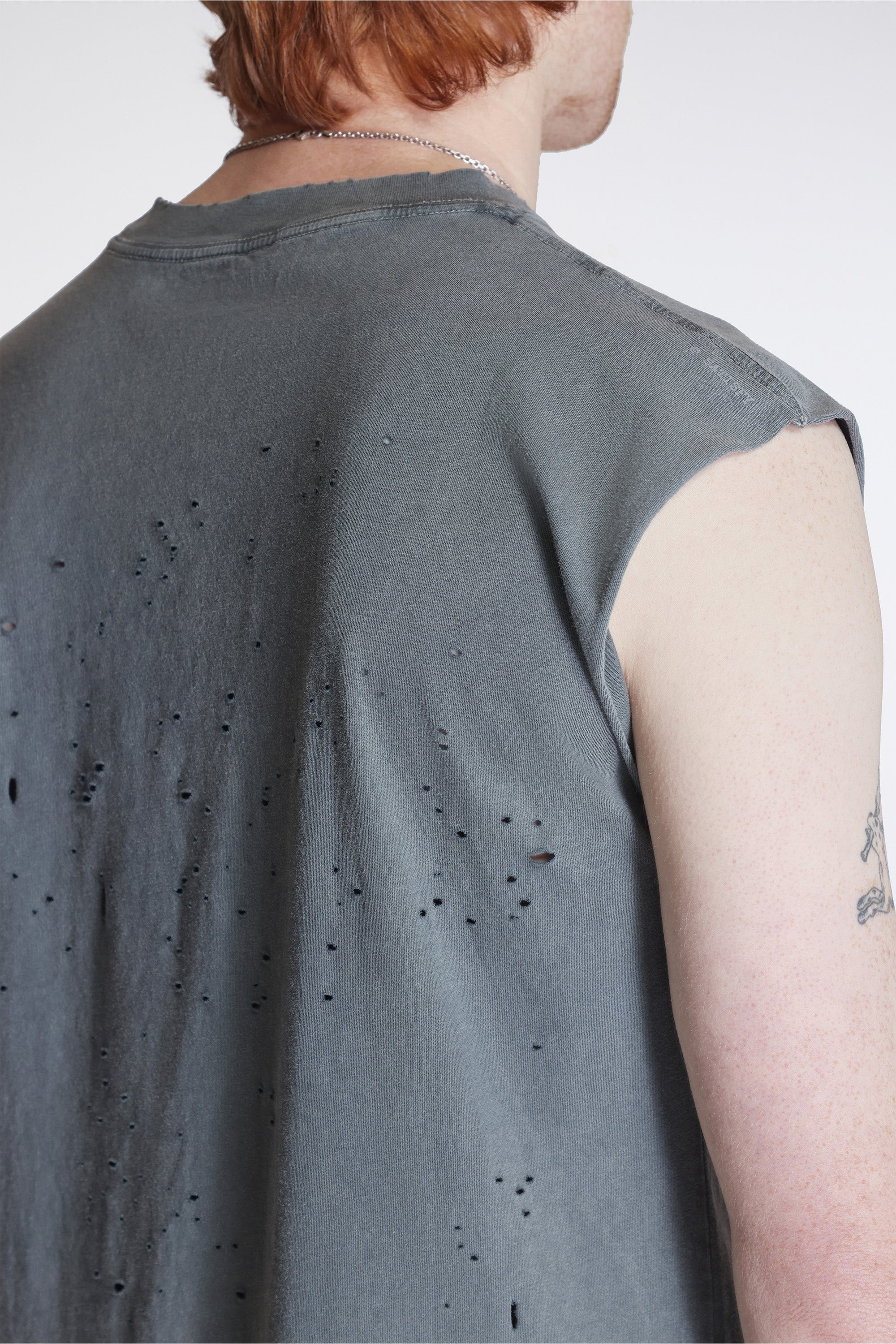 Mothtech Muscle Tee Faded Black