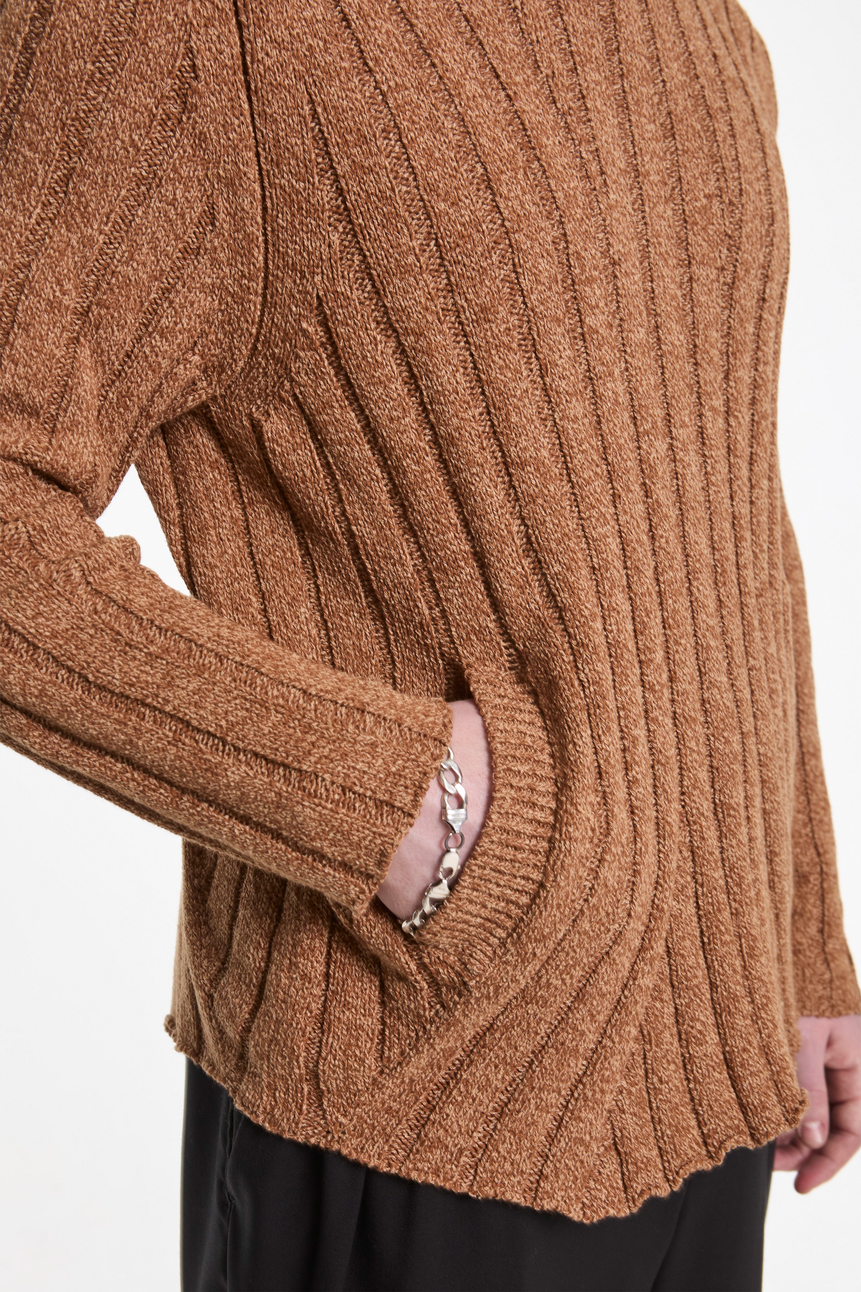 Kada Knit Pullover Ochre Melange