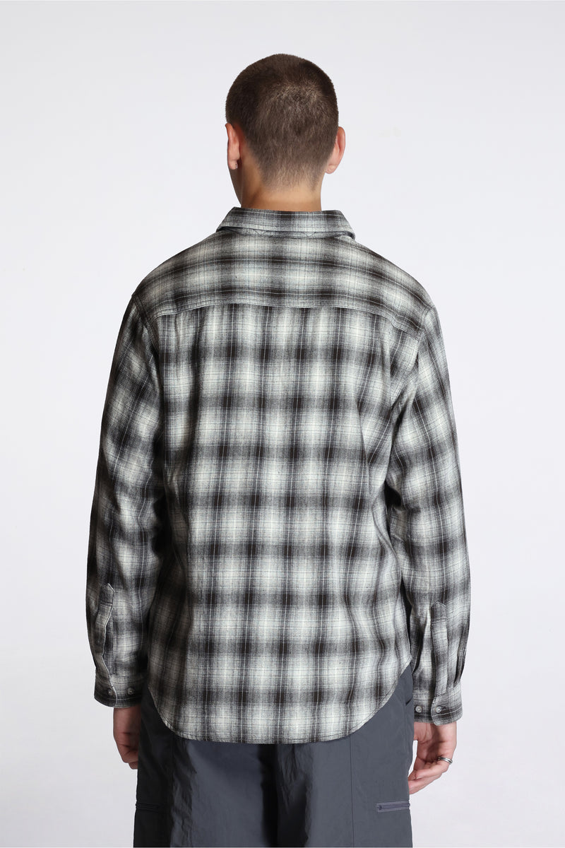 Piled Flannel Shirt Slate