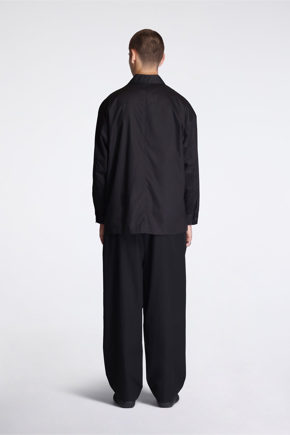 Technical Zip Shirt Black