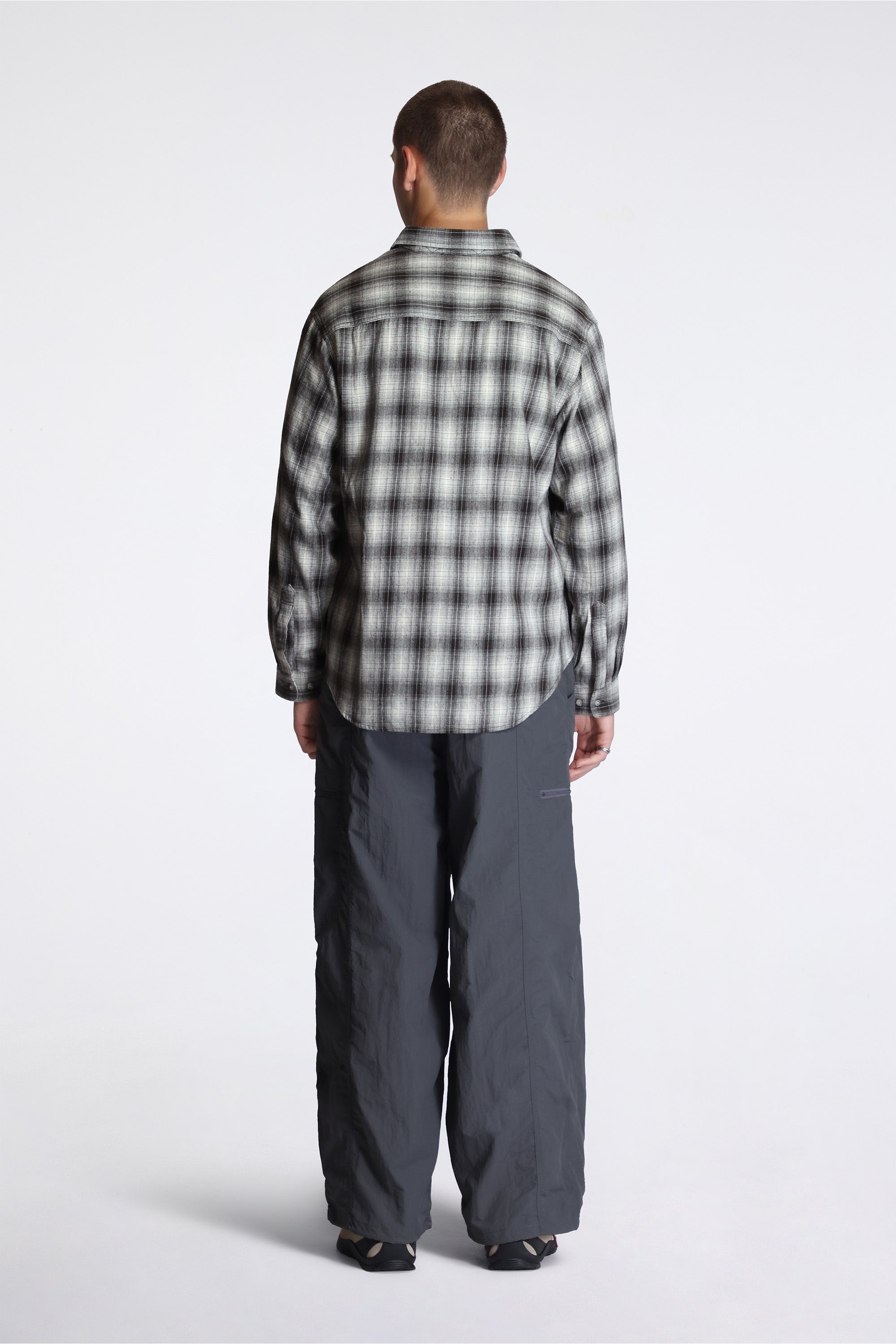 Piled Flannel Shirt Slate