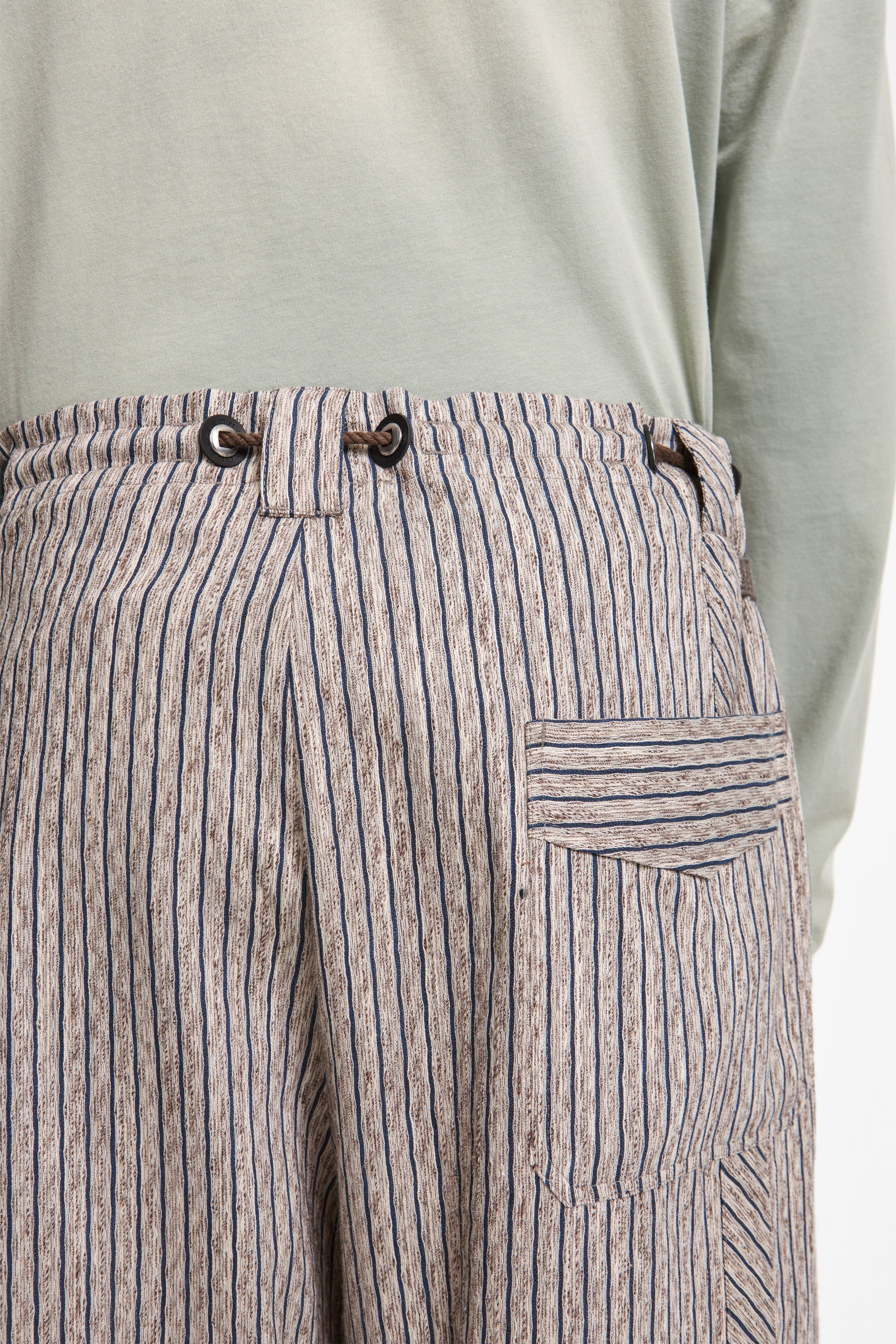 Kyan Trouser Tan & Blue